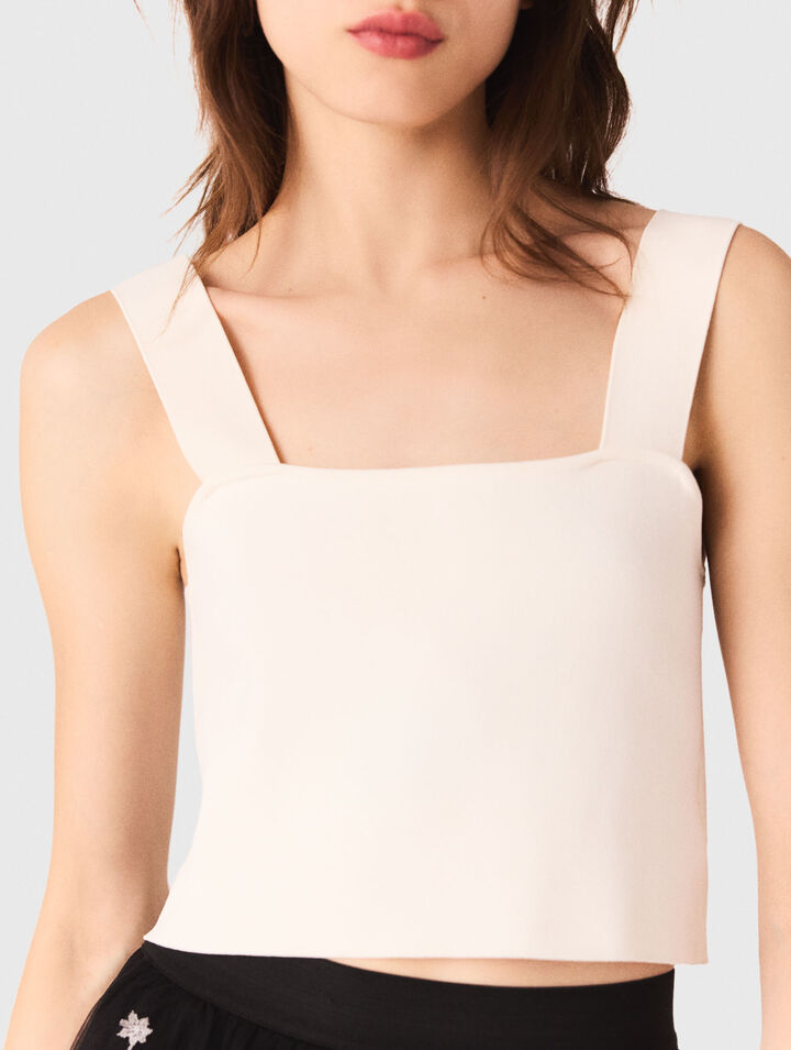 Crop Top aus Strick