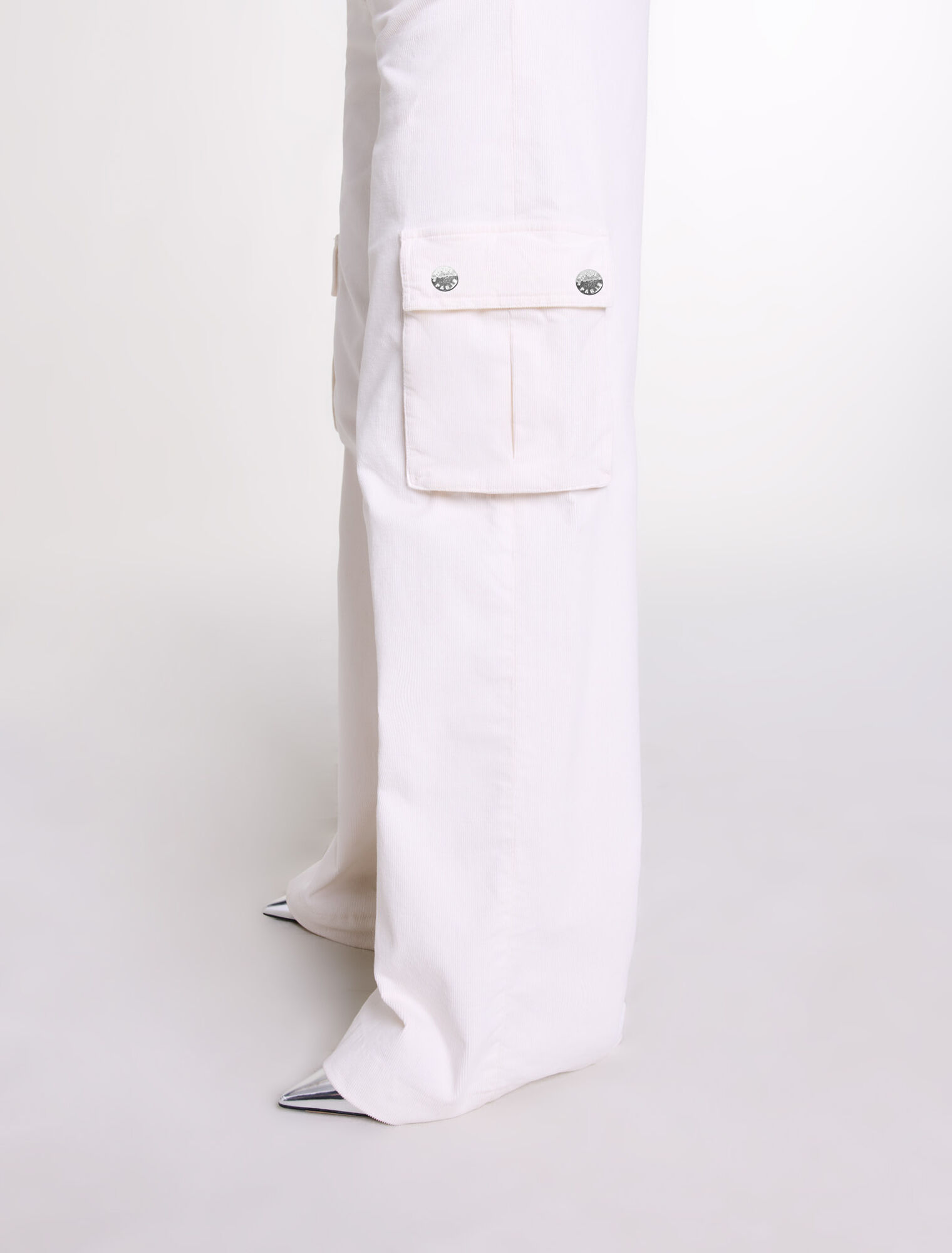 Cargohose aus Velours
