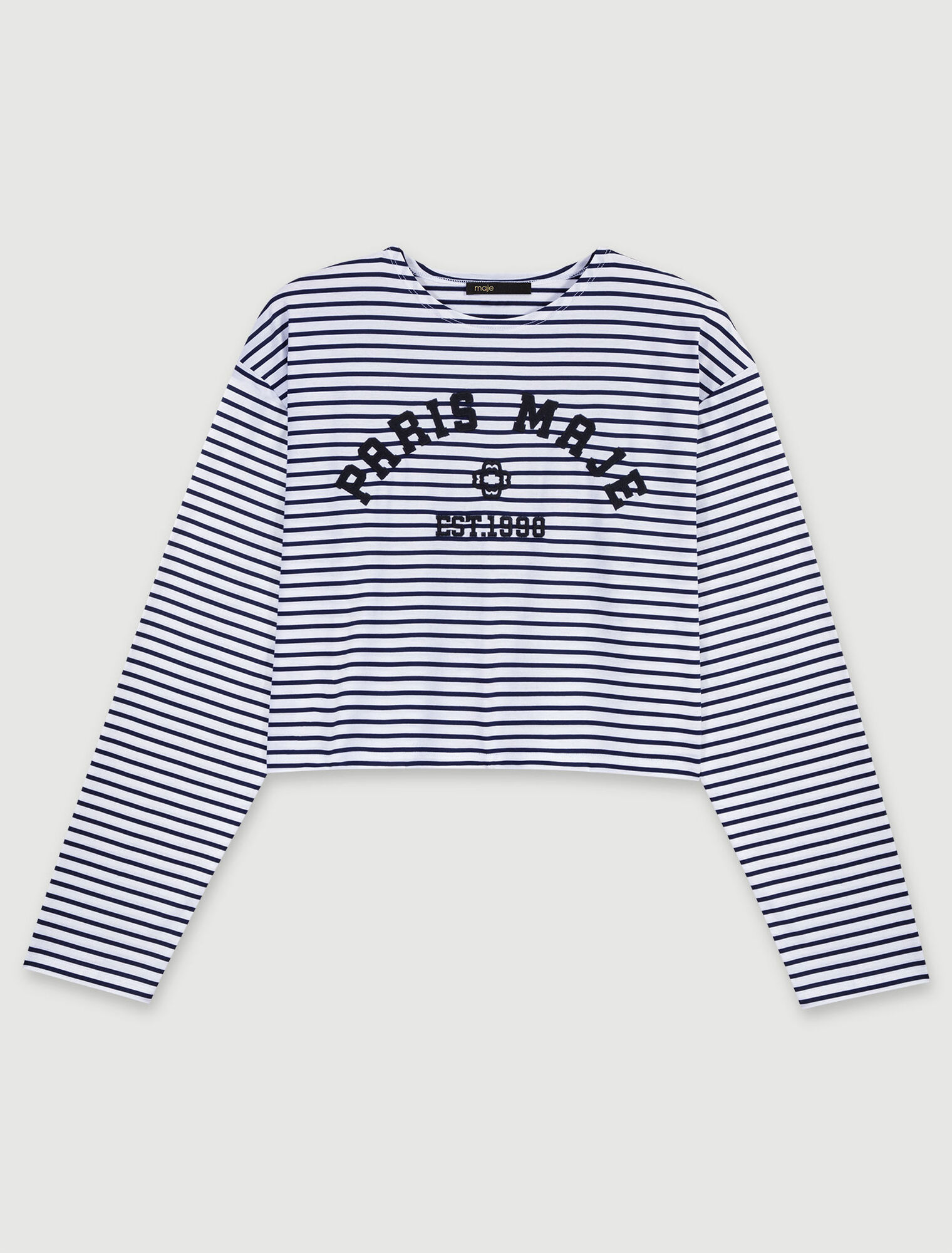 Kurzes Langarm-T-Shirt