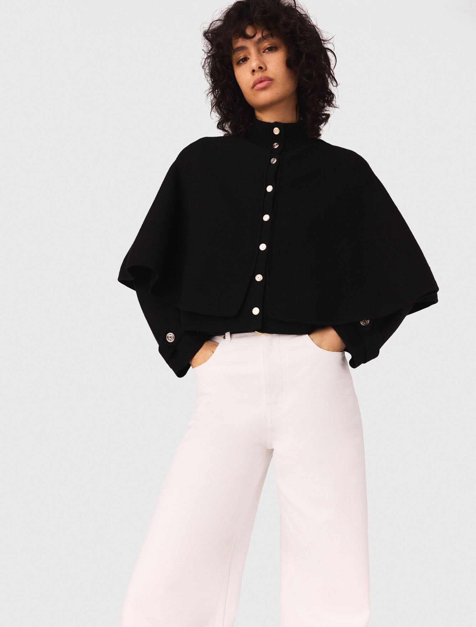 Cardigan im Cape-Look
