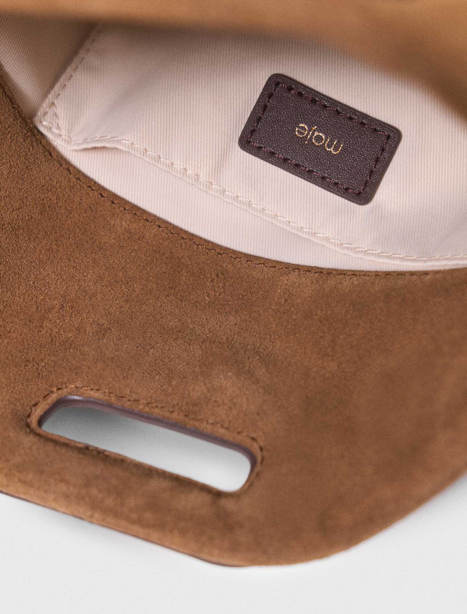 Tasche Miss M Mini, Leder/Wildleder