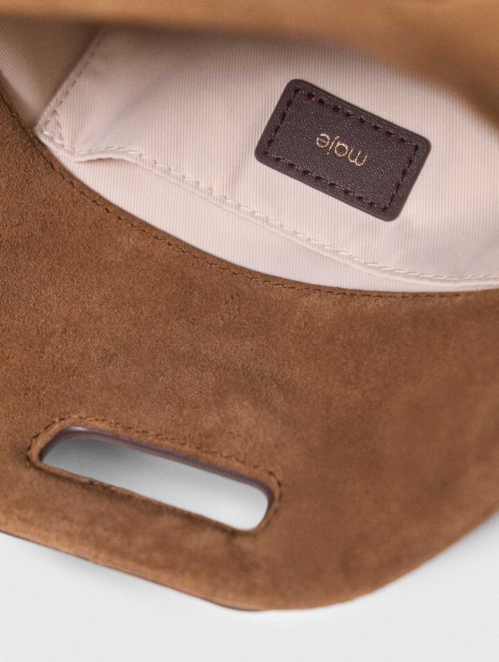 Tasche Miss M Mini, Leder & Wildleder