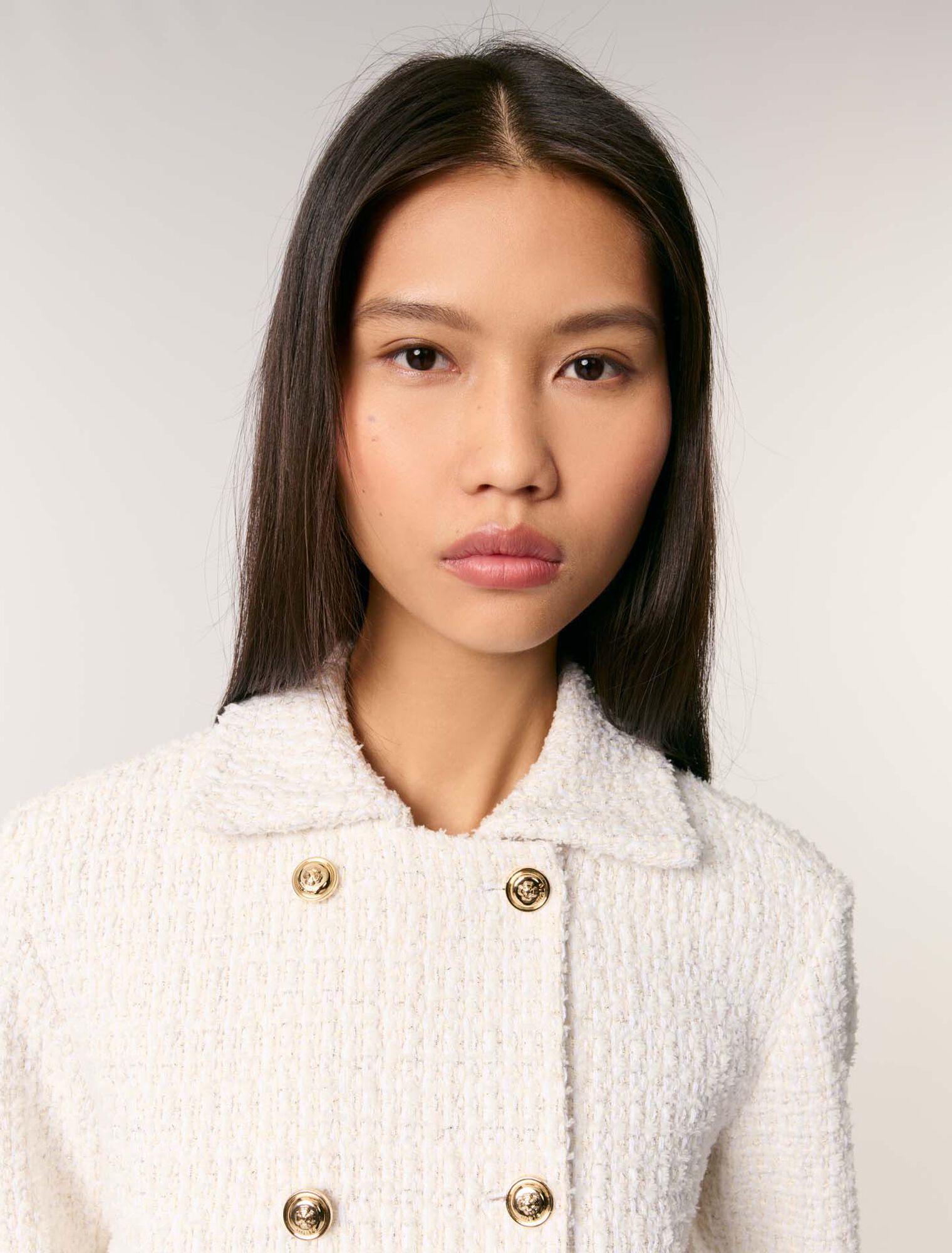 Kurzer Blouson aus Tweed
