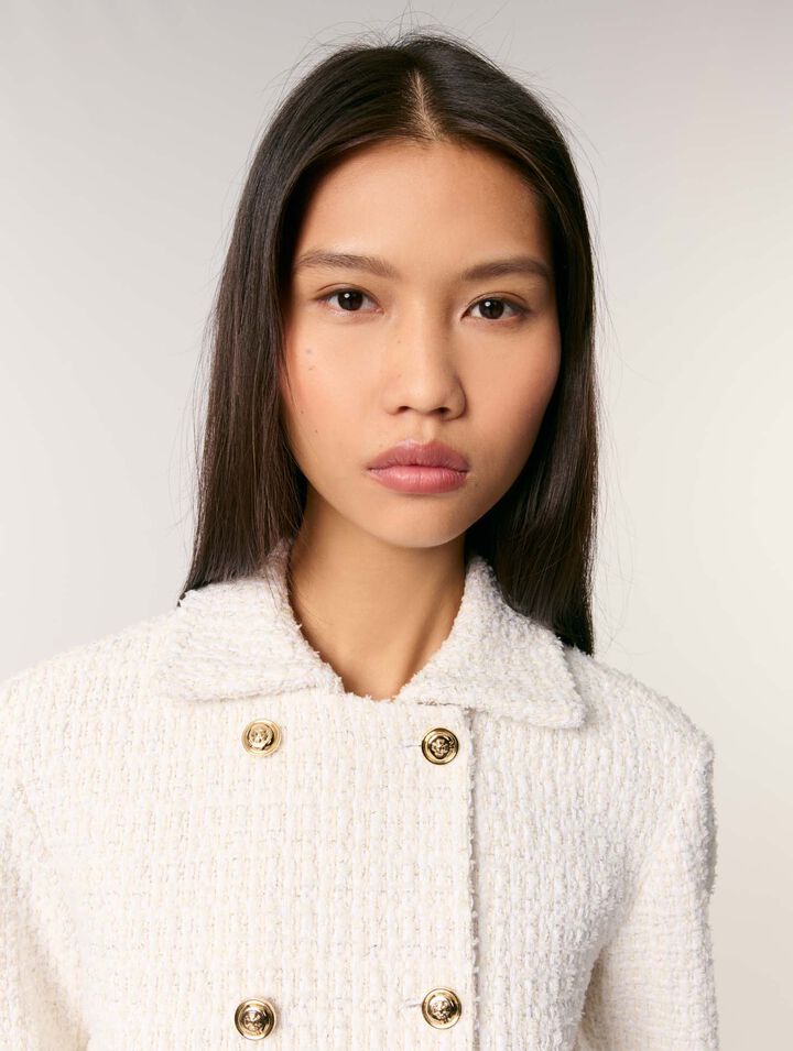 Kurzer Blouson aus Tweed