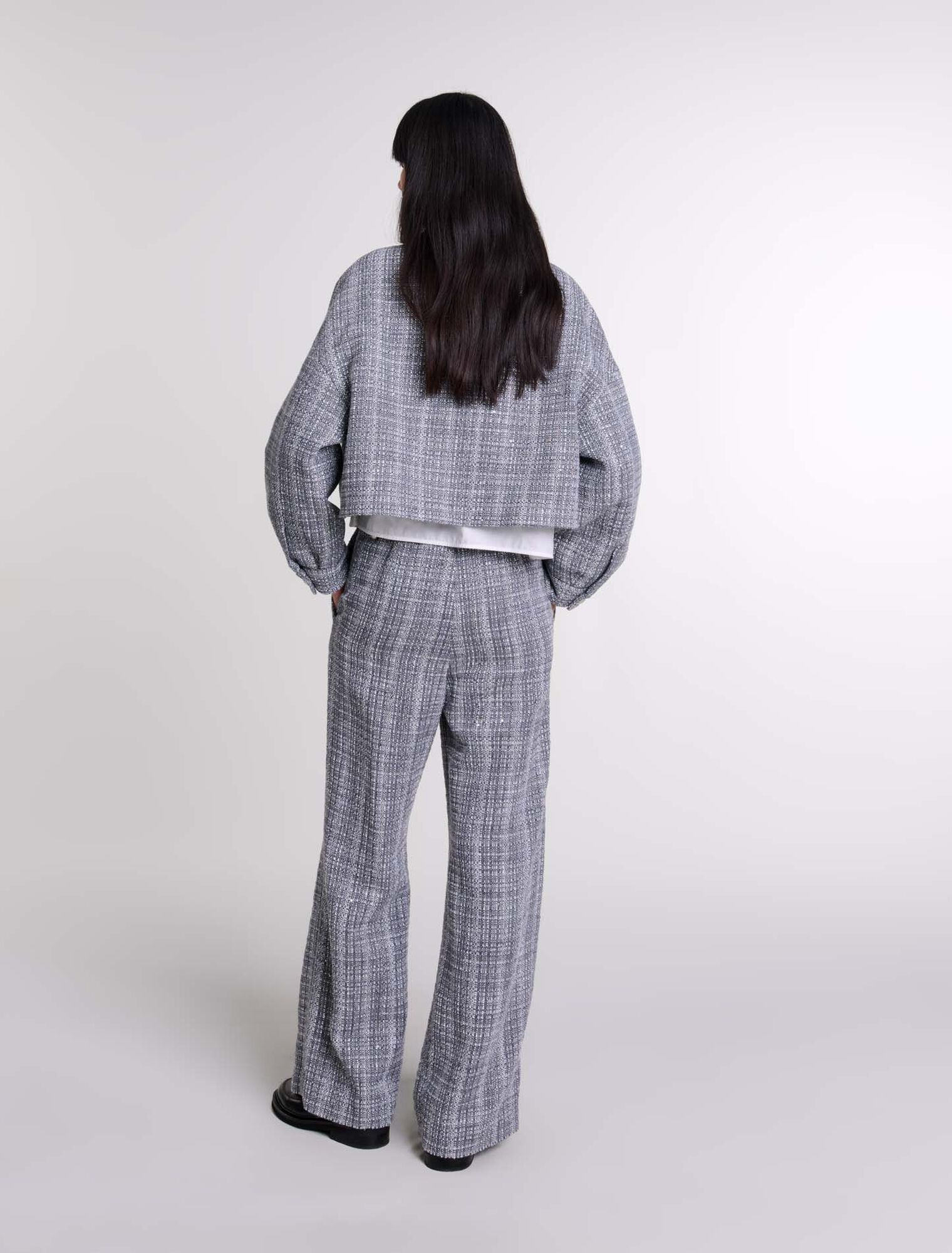Kurzer Blouson aus Tweed