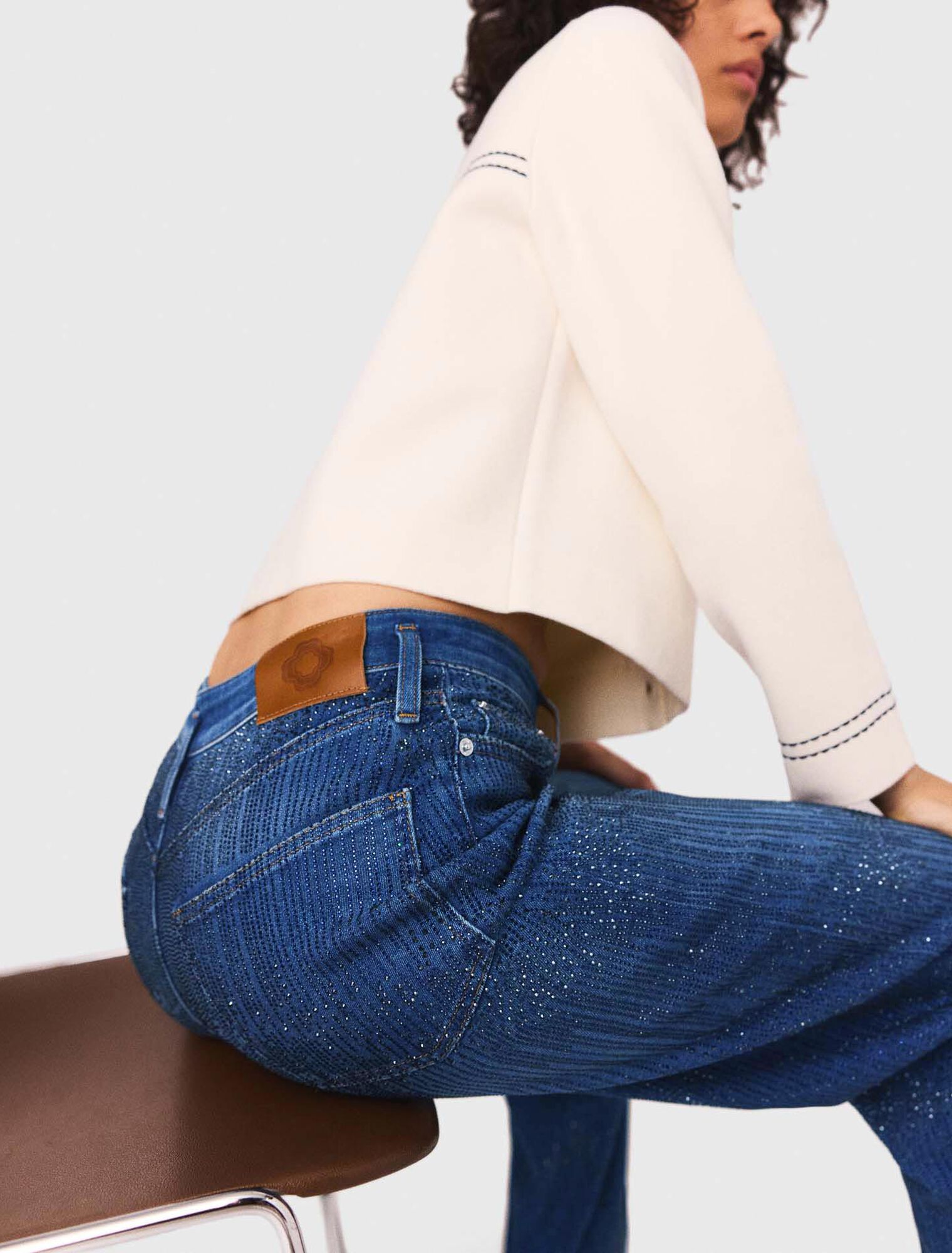 Jeans mit Strass