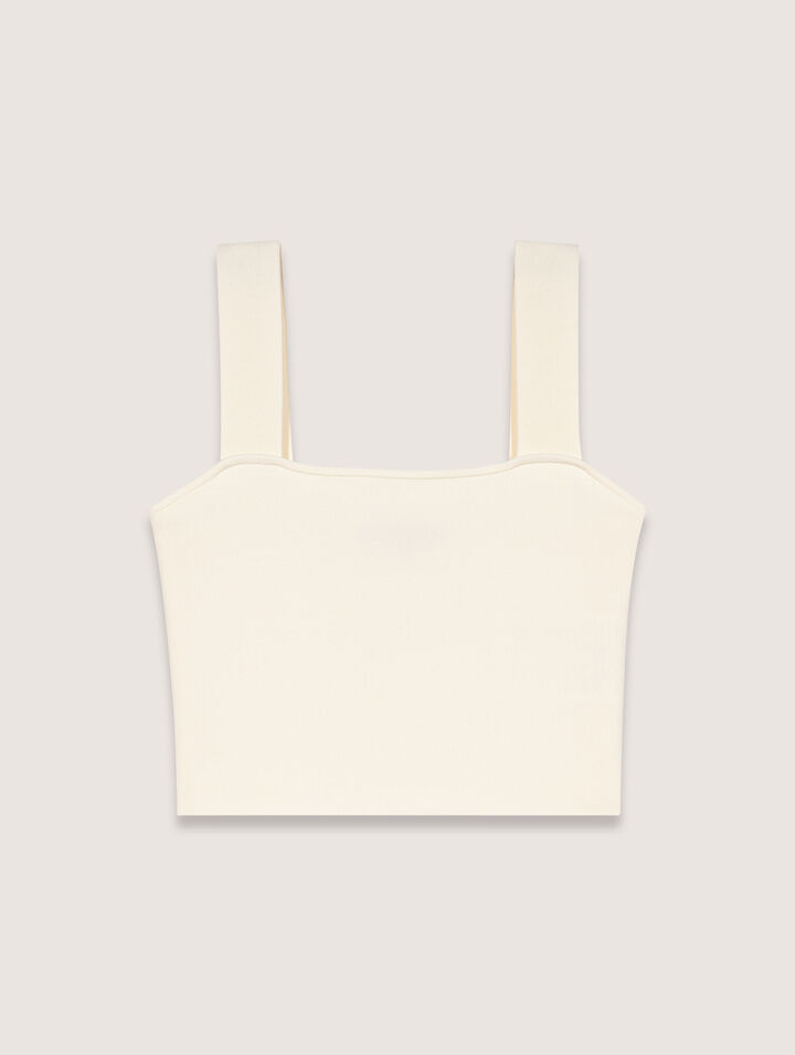 Crop Top aus Strick