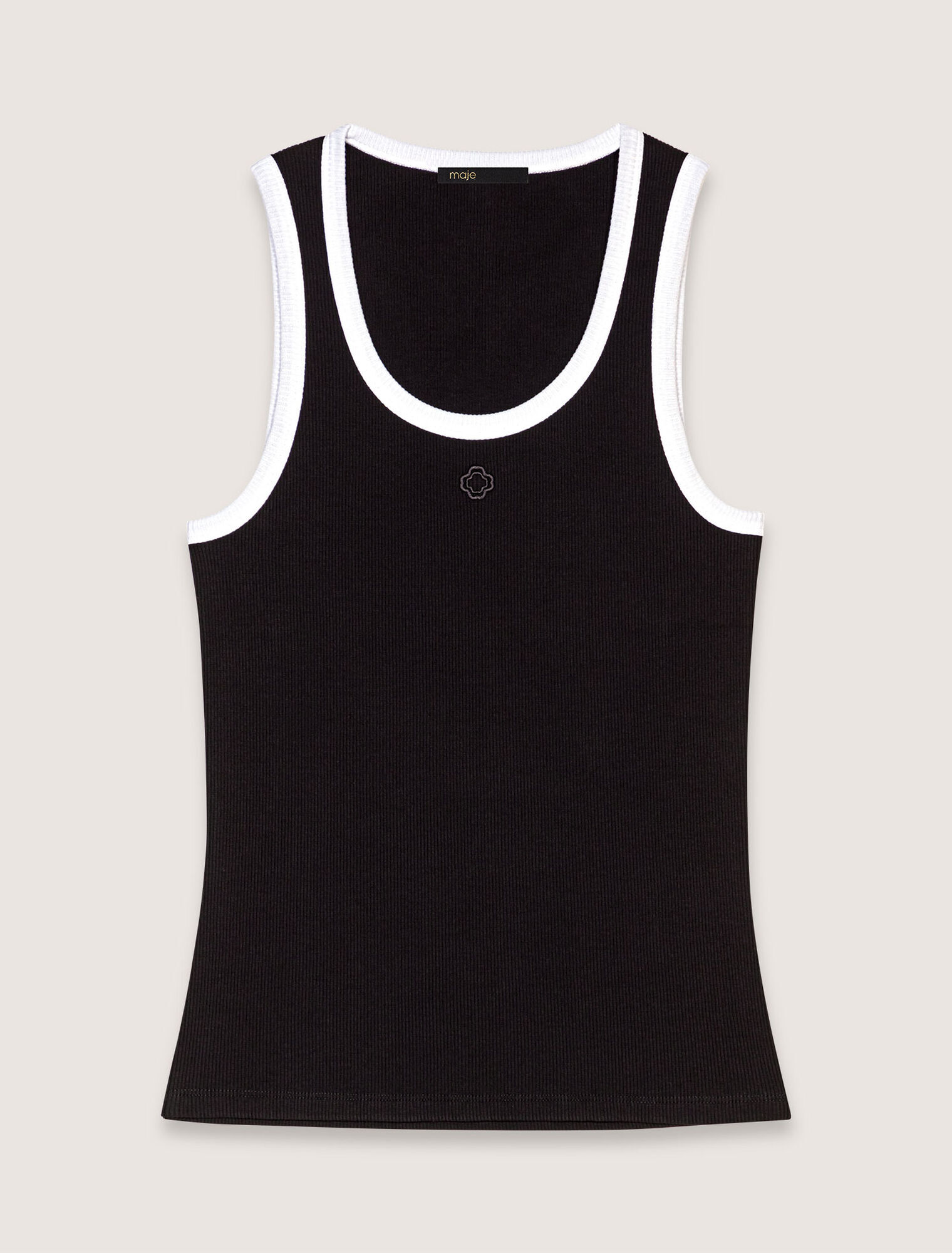 Geripptes Tanktop