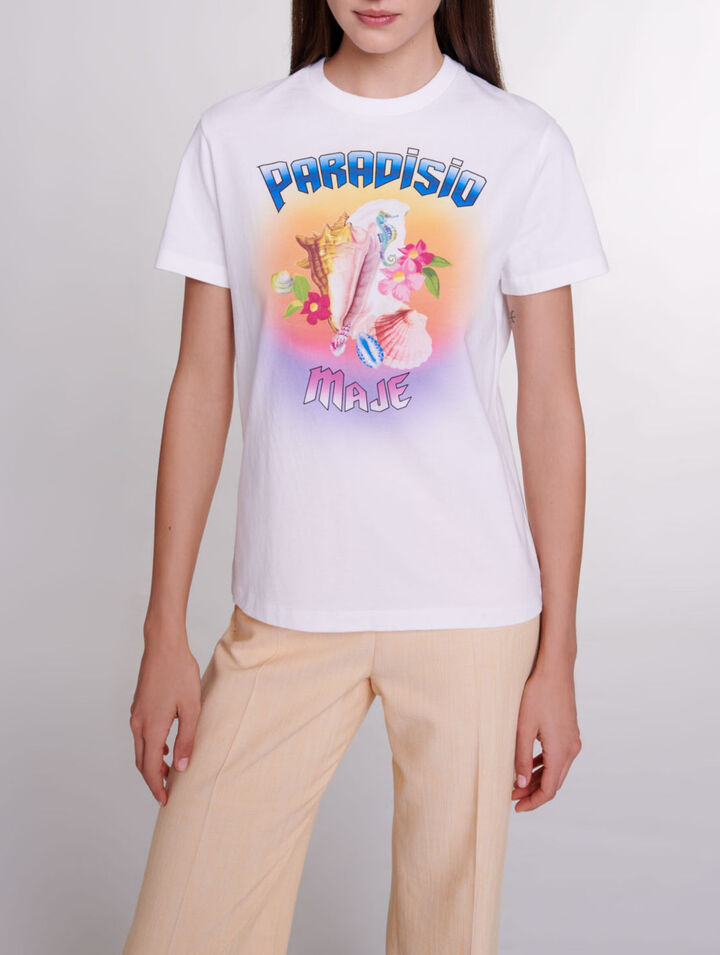T-Shirt mit Paradisio-Aufdruck