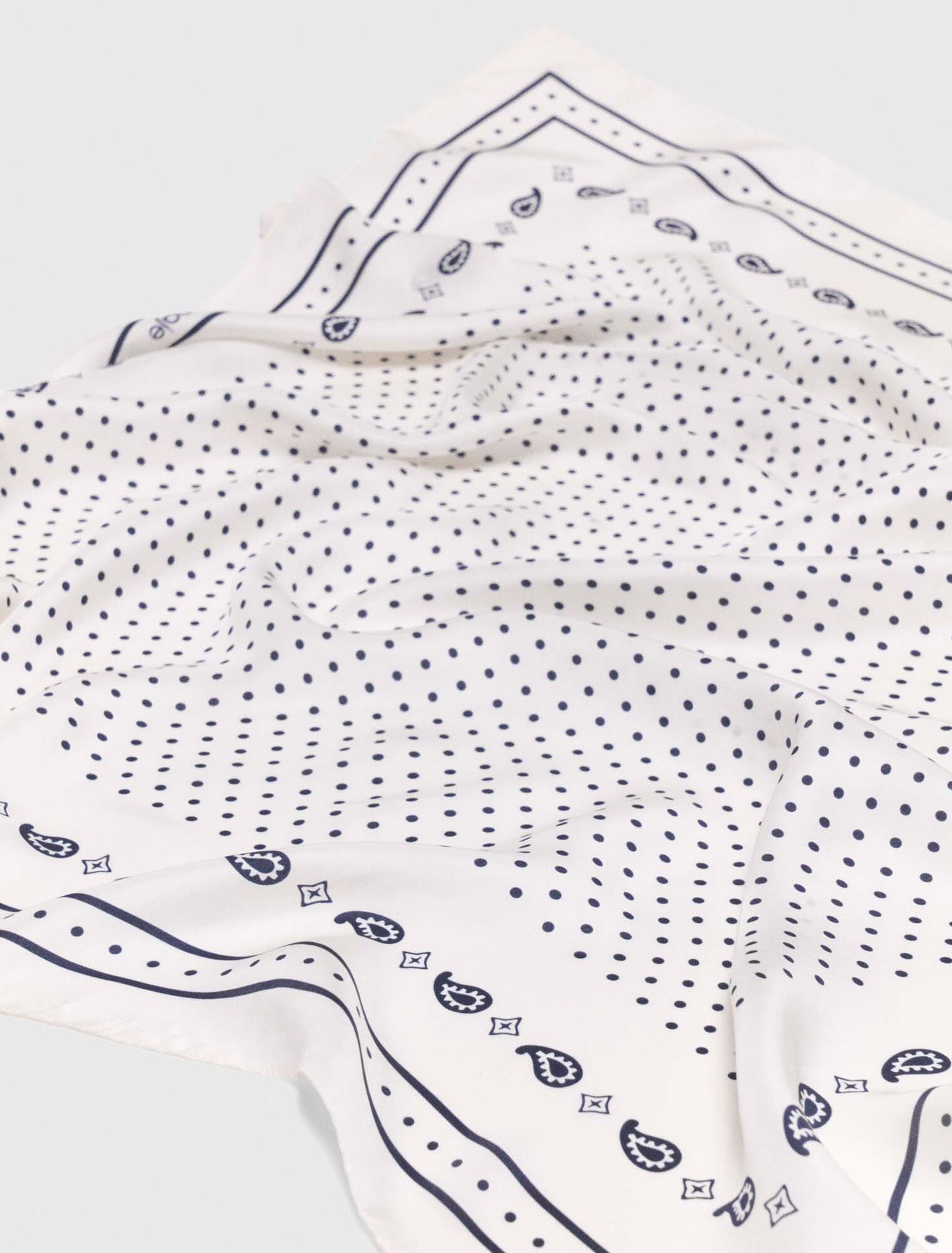 Bedrucktes Seidentuch 90x90