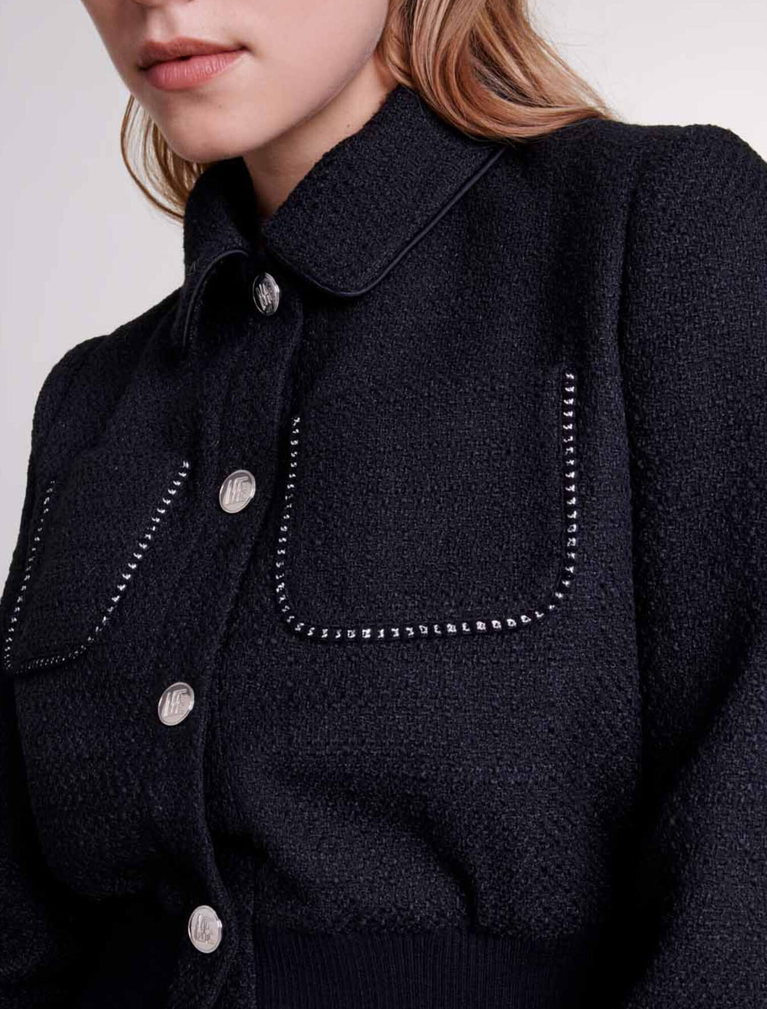 Tweed-Jacke