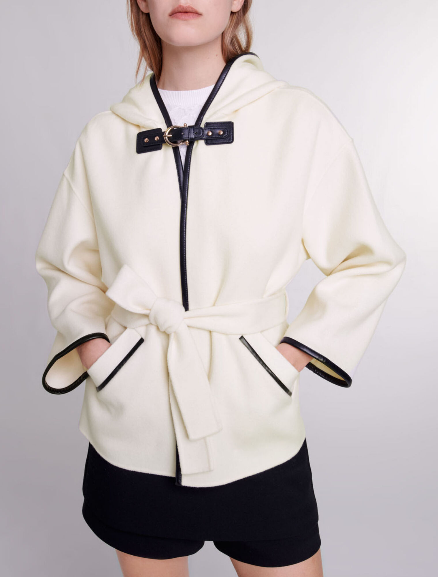 Mantel in Wollcape-Optik