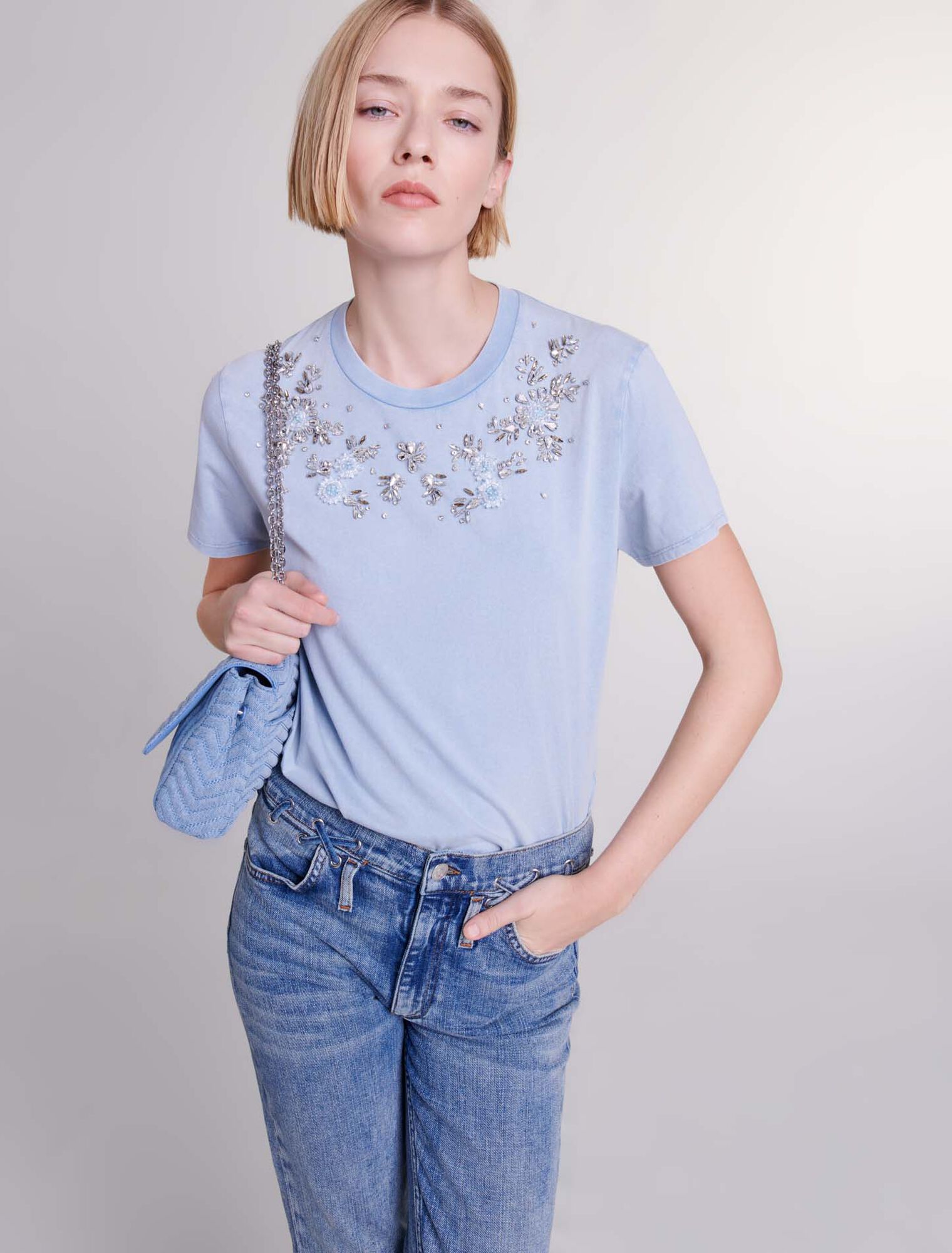 Tasche Cloverbloom aus Denim