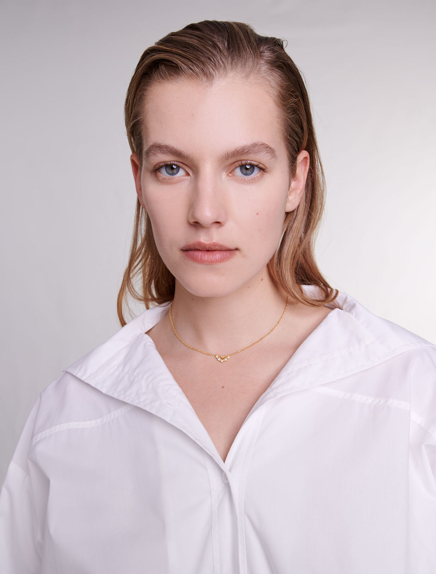 Kurze Bluse aus Baumwolle