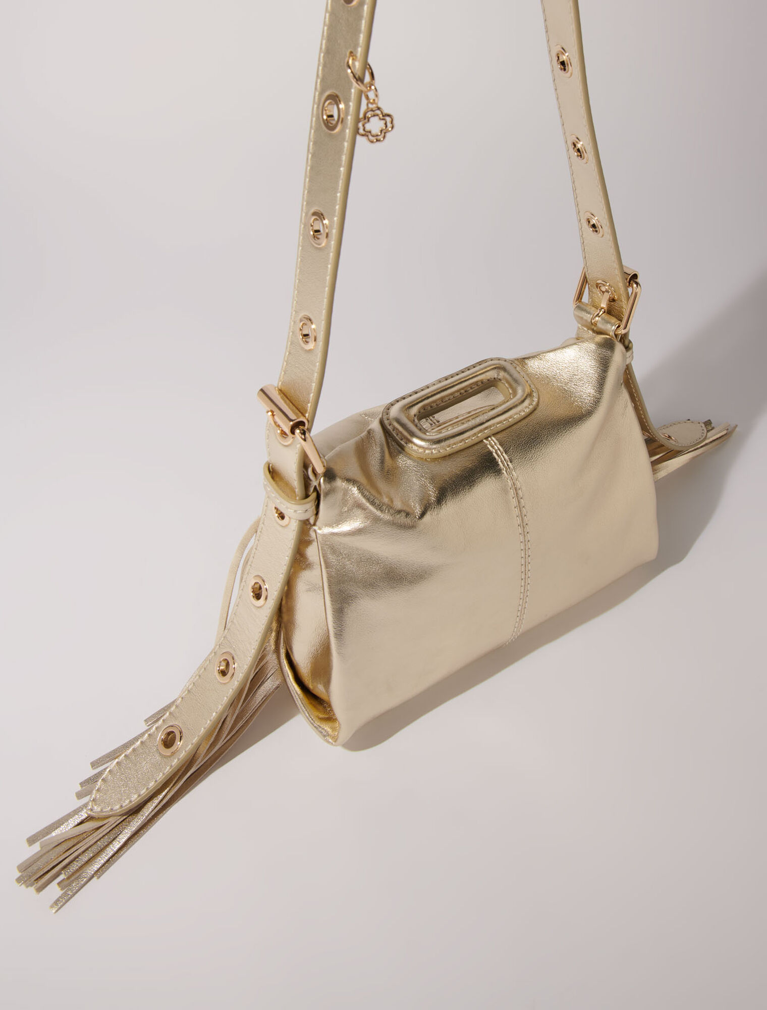 Tasche Miss M Mini, Metallic-Leder