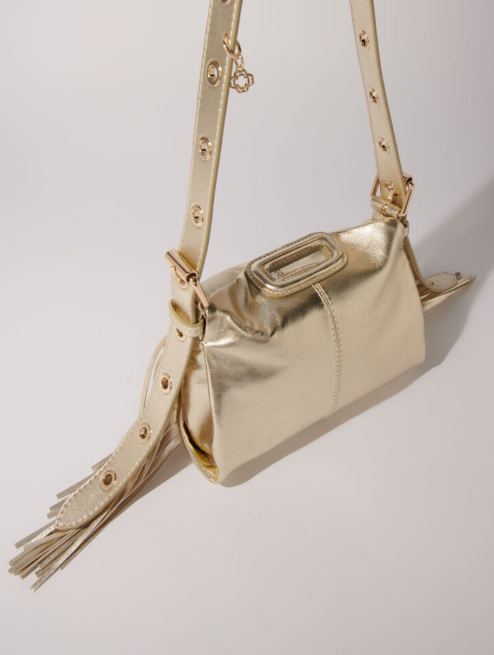 Tasche Miss M Mini, Metallic-Leder
