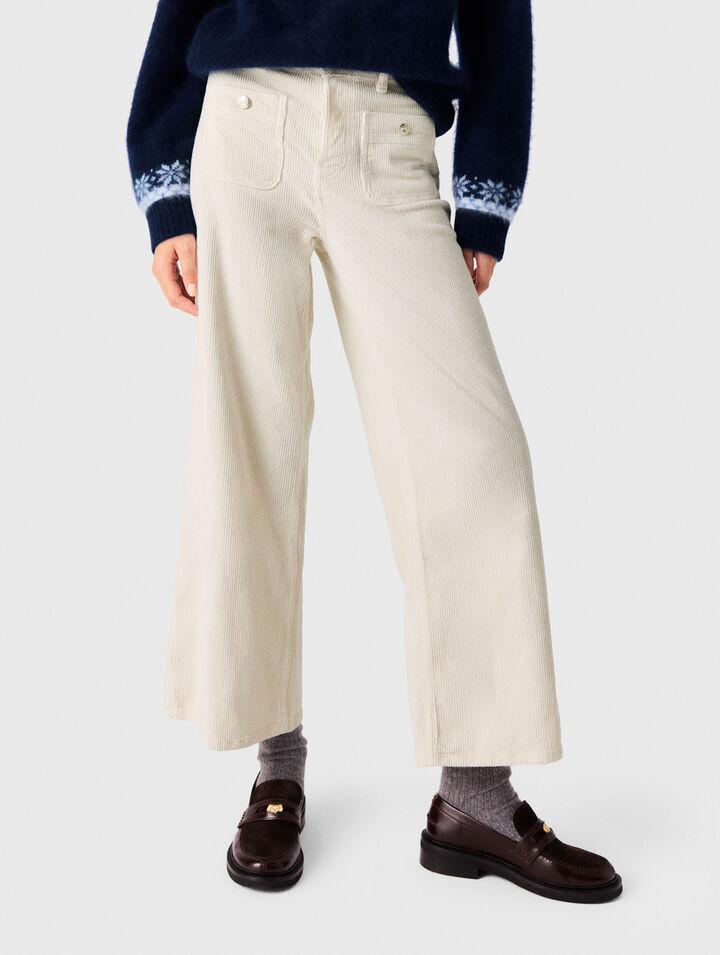 Weite Cordhose
