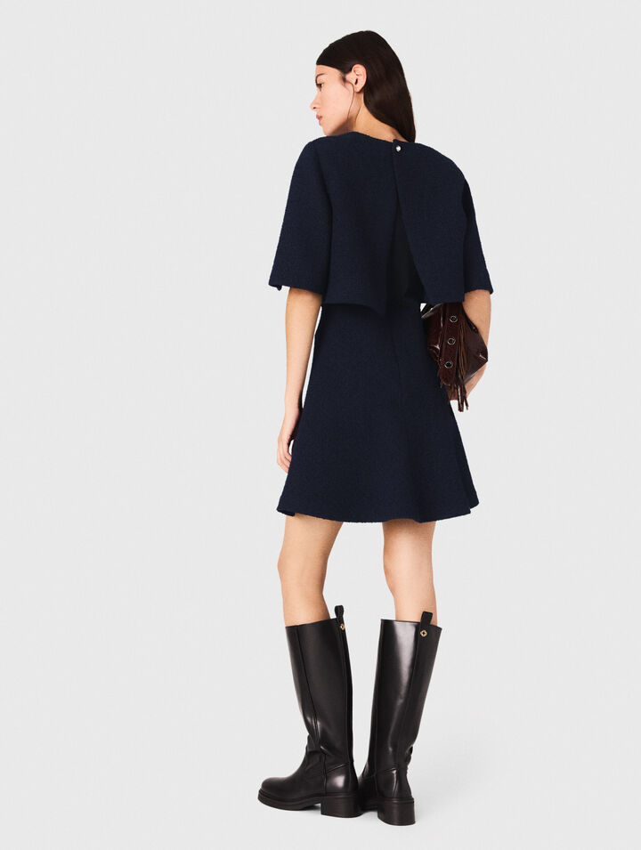 2-in-1-Kleid aus Tweed