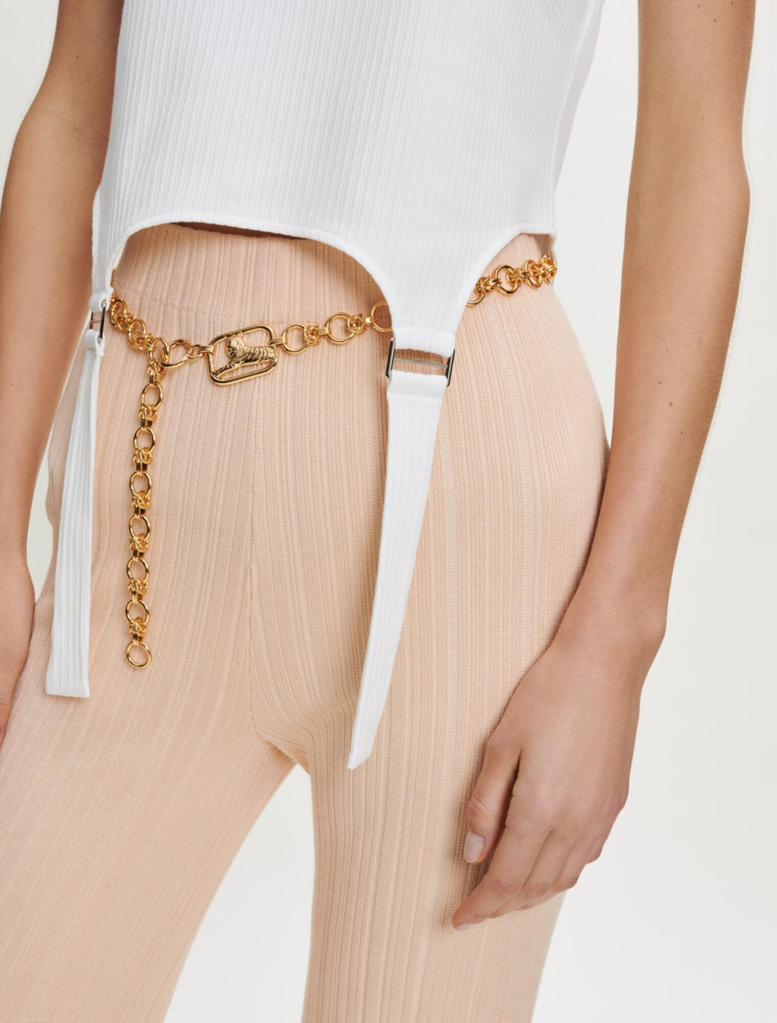 T-Shirt mit Lingerie-Details