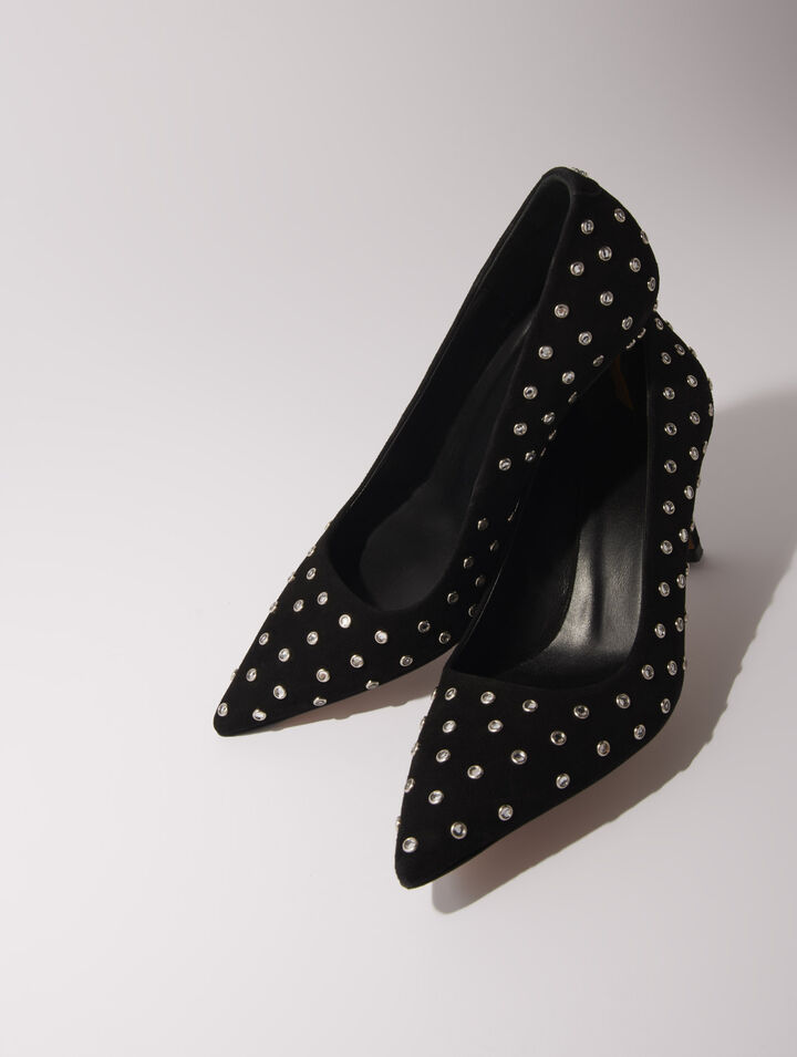 Spitze Strass-Pumps