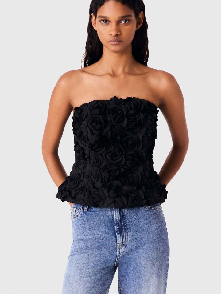 Top mit Blumen