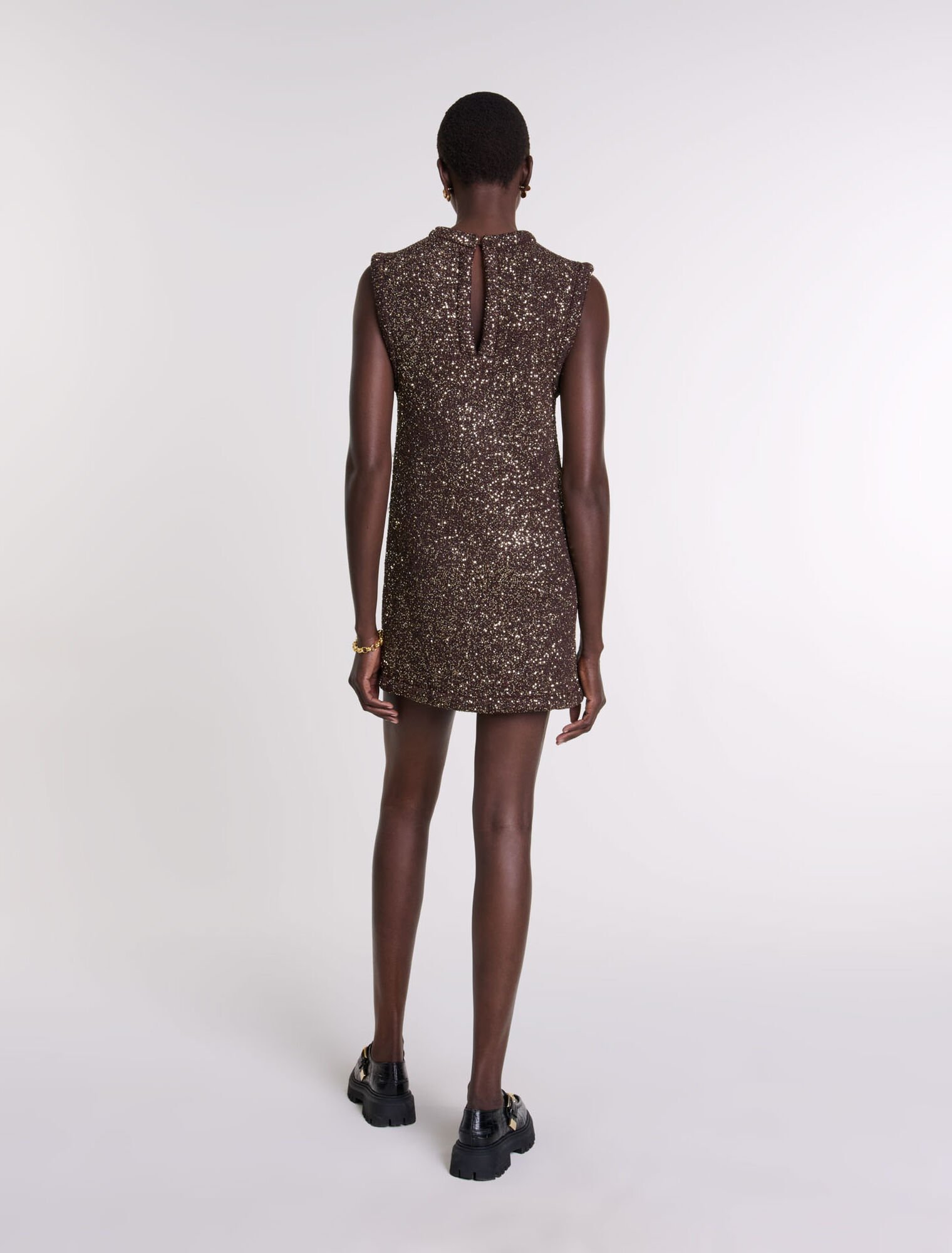 Kurzes Paillettenkleid