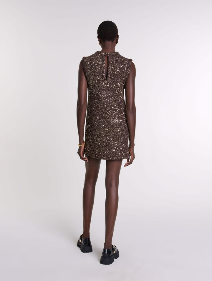 Kurzes Paillettenkleid