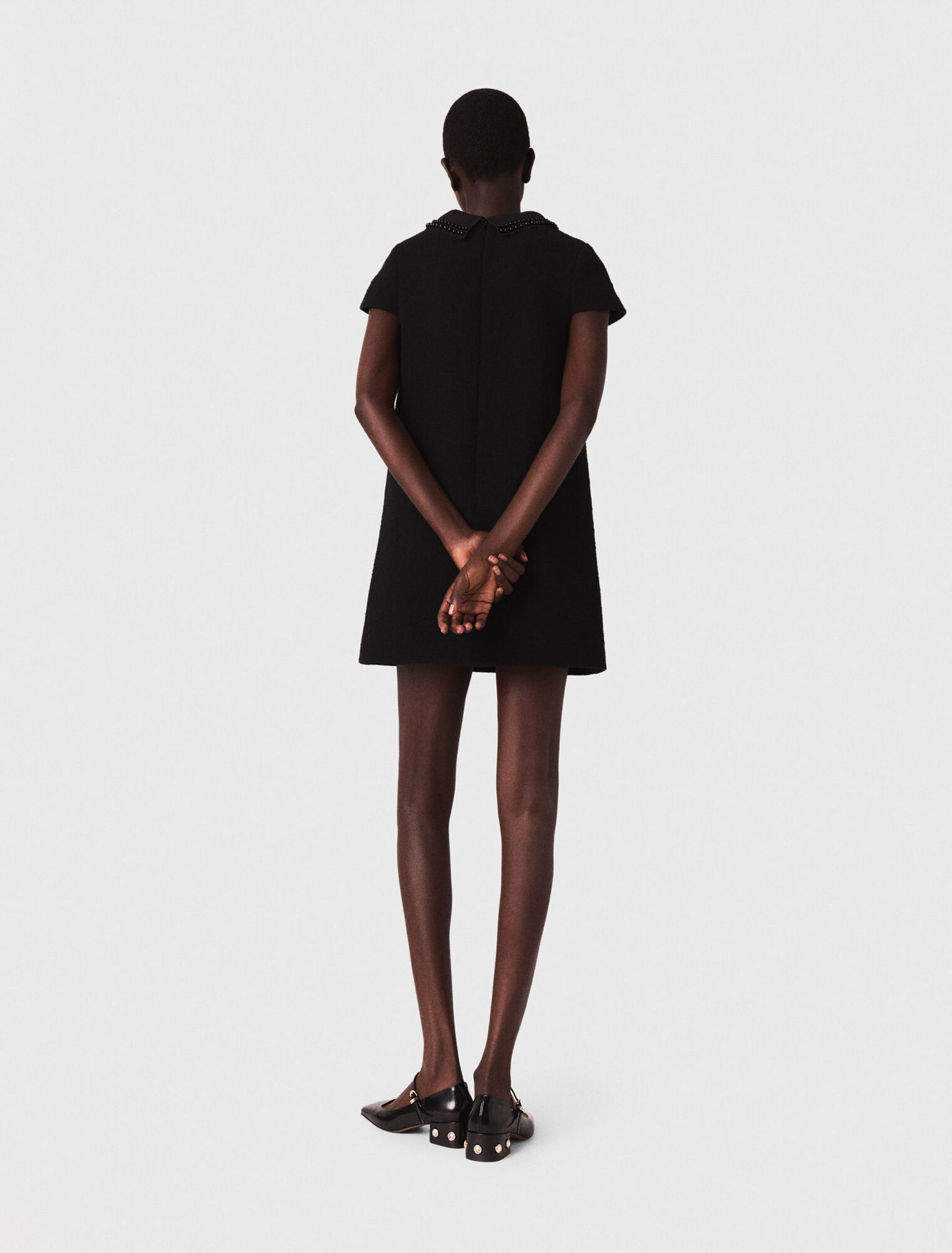 Kurzes Kleid aus Tweed