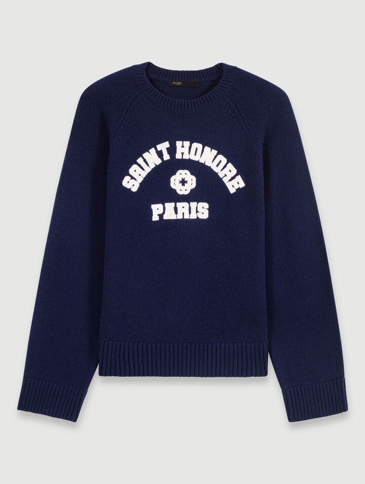 Pullover aus Wollgemisch