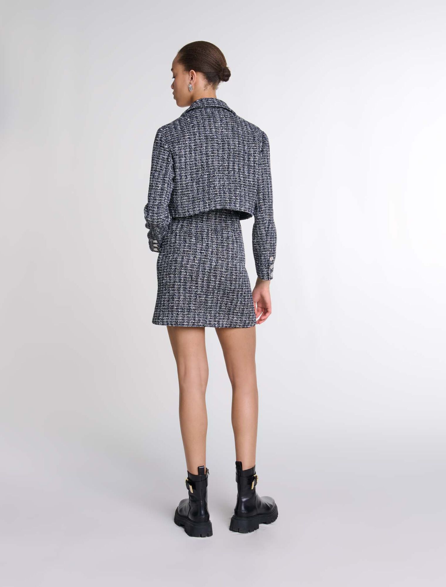2-in-1 Tweed-Kleid