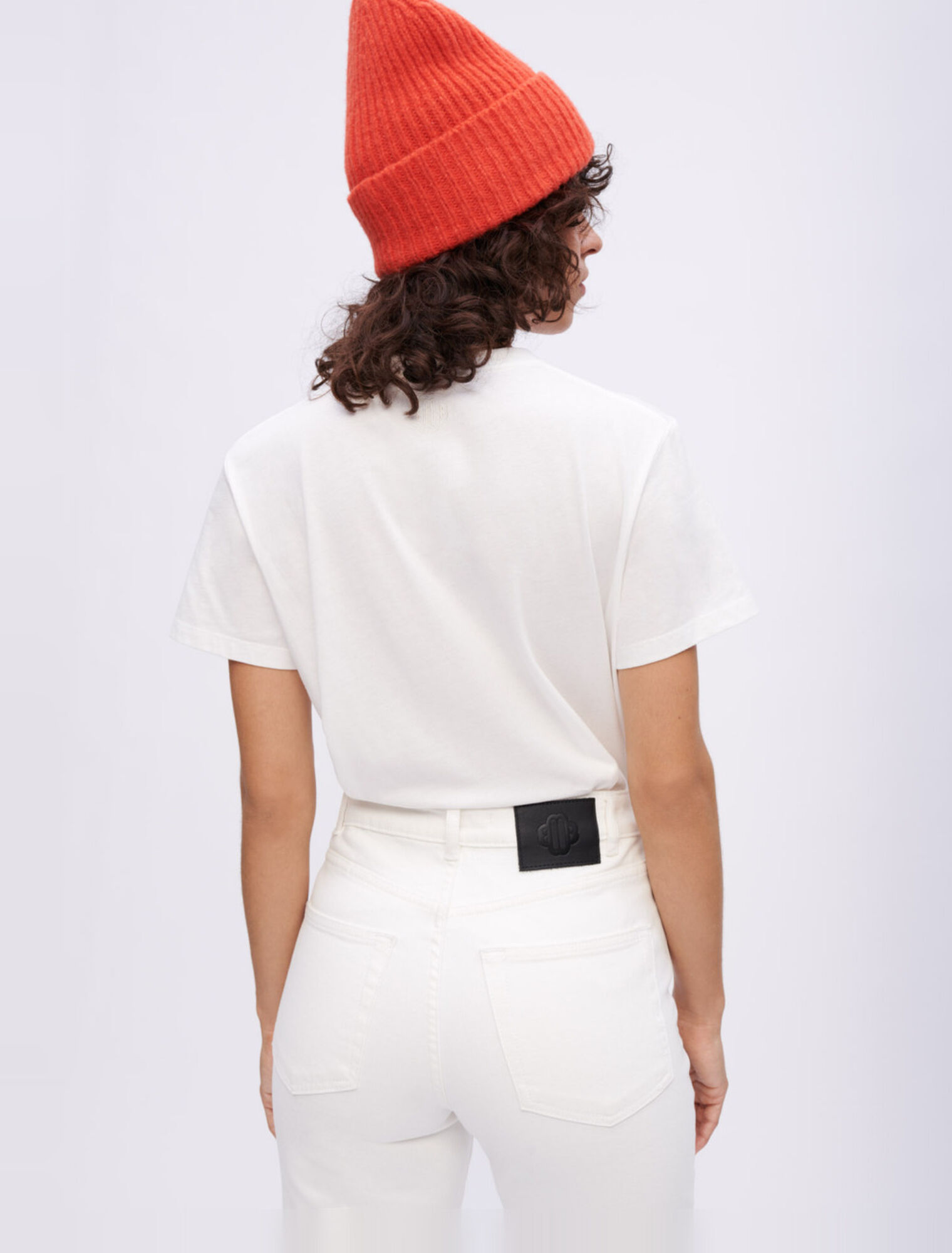 T-Shirt mit Strass-Siebdruck