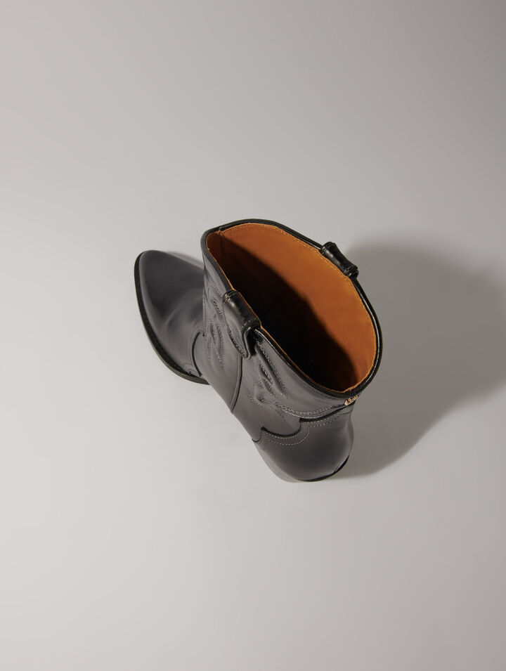 Santiags Stiefeletten Leder