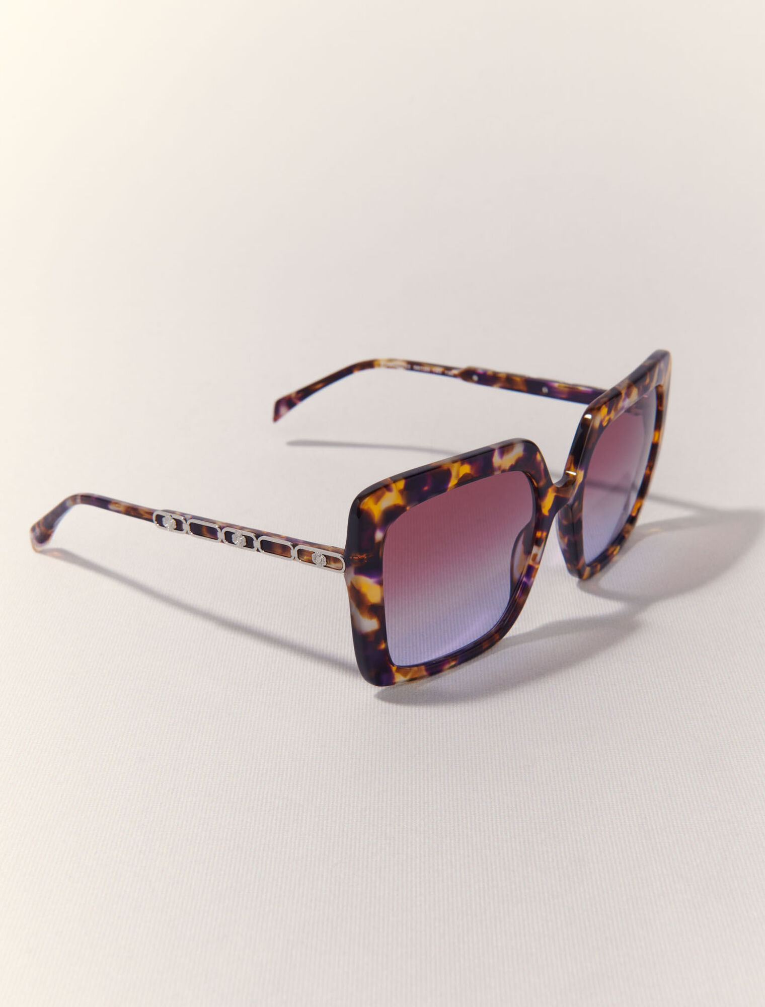 Eckige Sonnenbrille aus Acetat