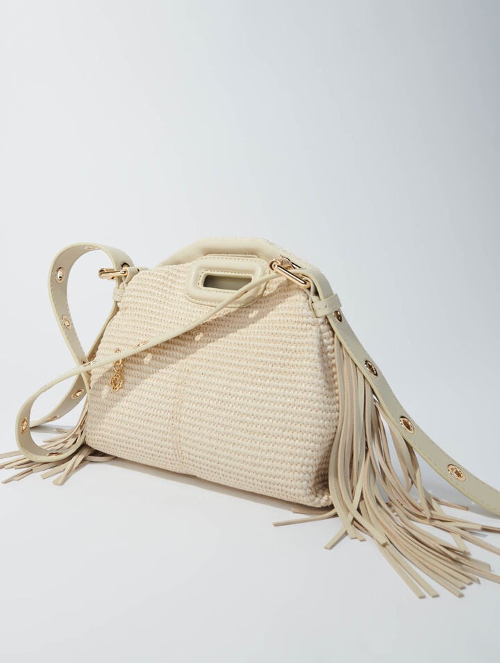 Mini M-Tasche mit Basteffekt