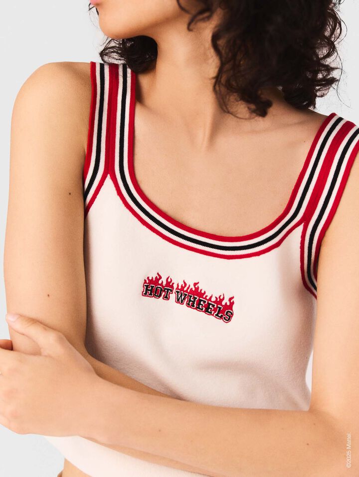 Kurzes Strick-Top