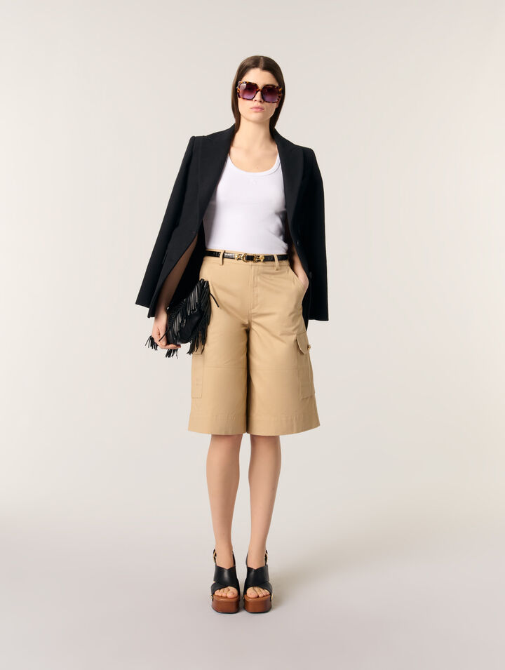 Bermudashorts aus Baumwolle