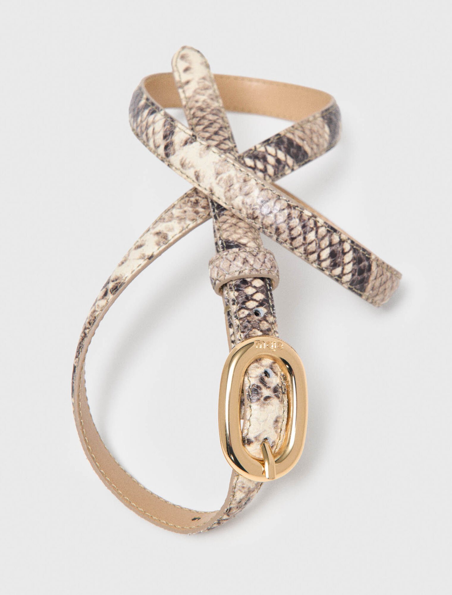 Schmaler G&uuml;rtel in Python-Optik