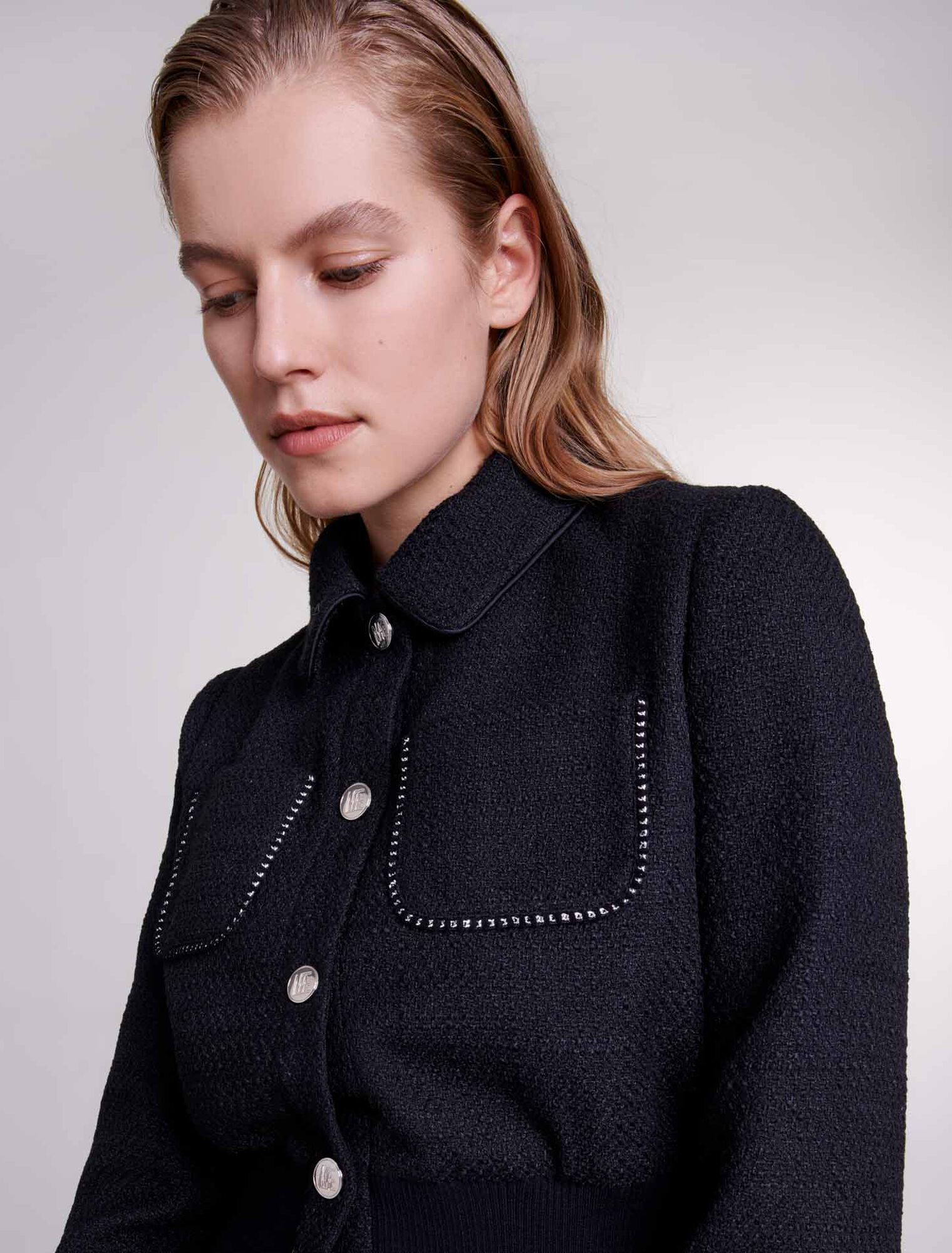 Tweed-Jacke