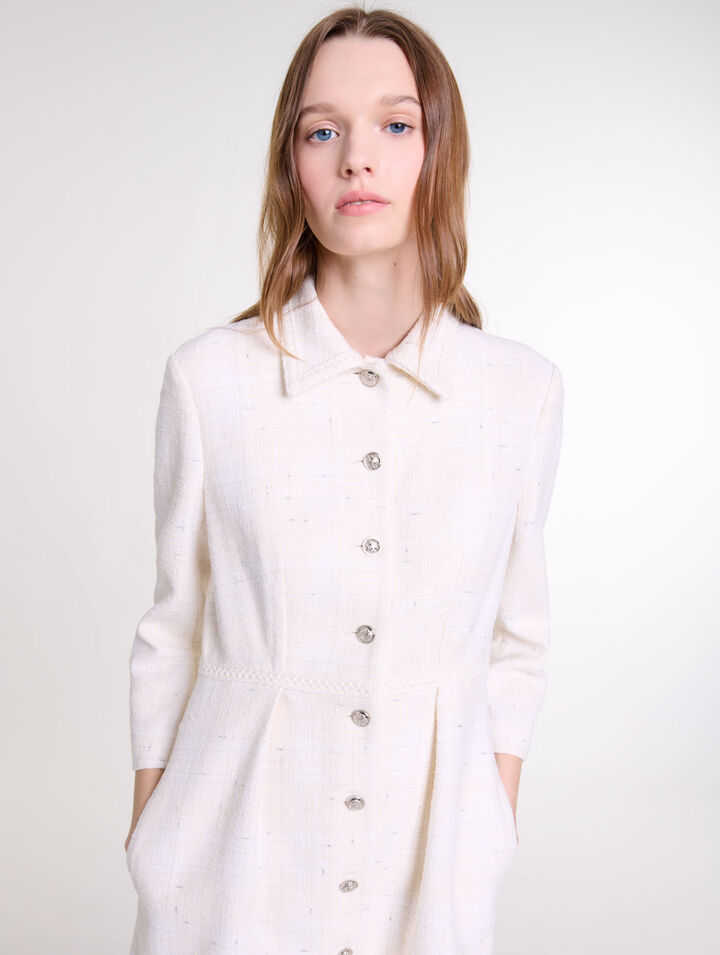 Kurzes Tweedkleid