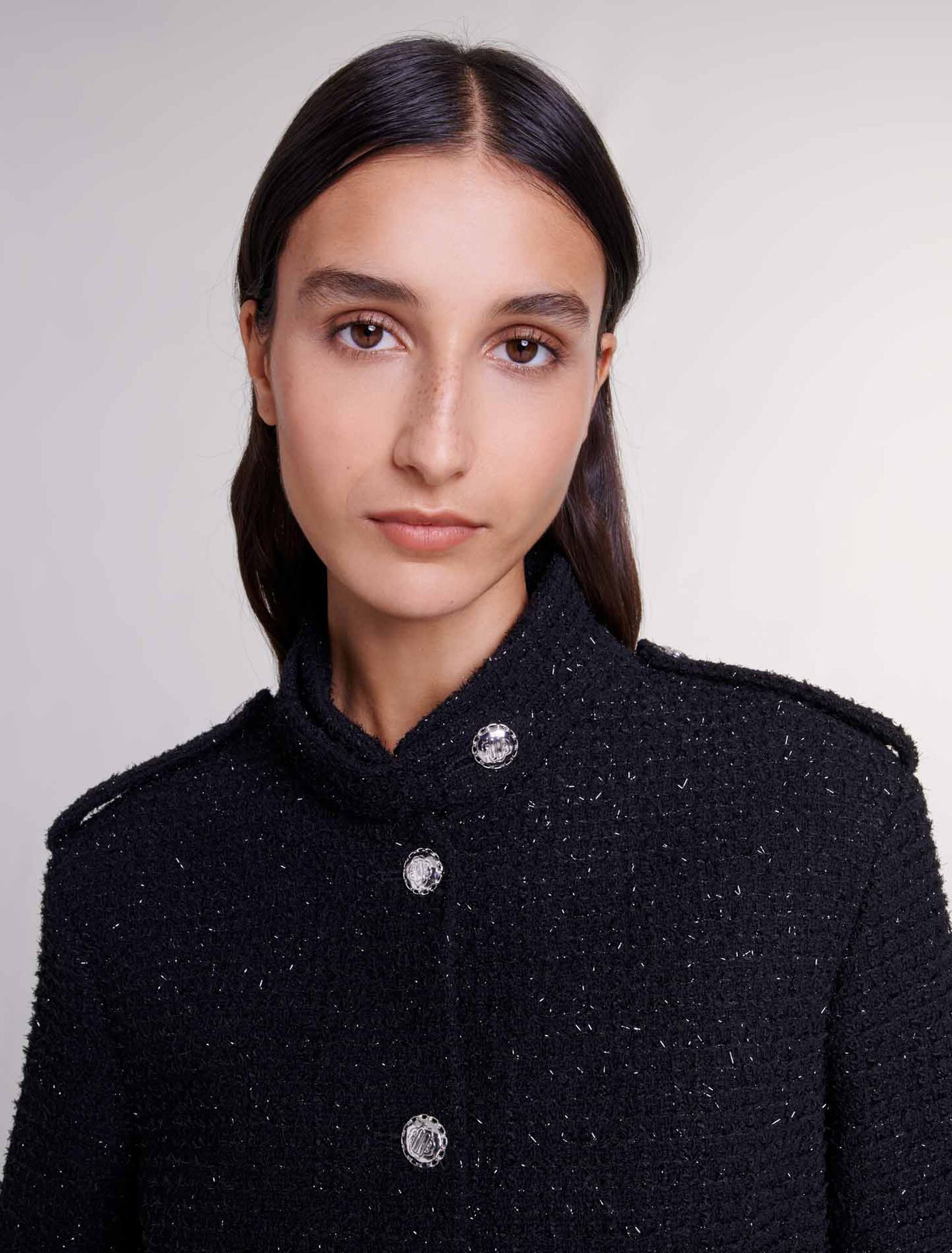 Kurze Tweed-Jacke