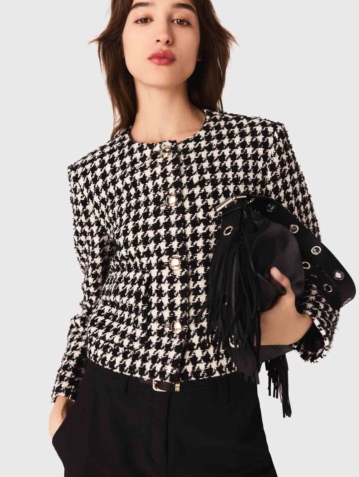 Kurze Tweedjacke