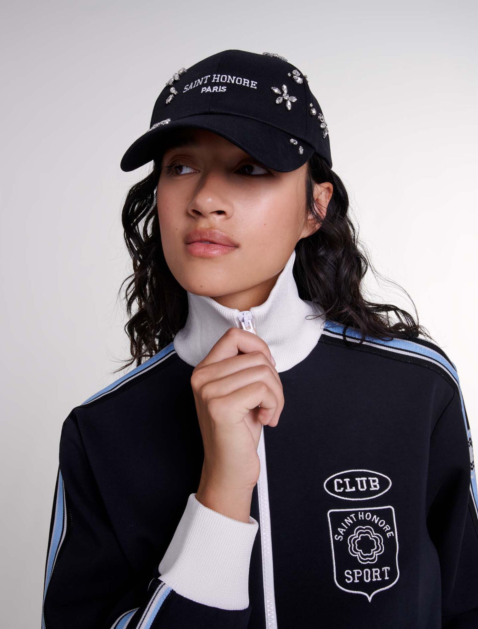 Bestickte Casual-Jacke