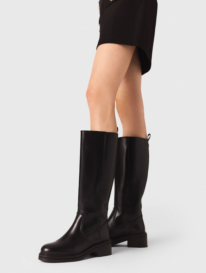 Lederstiefel