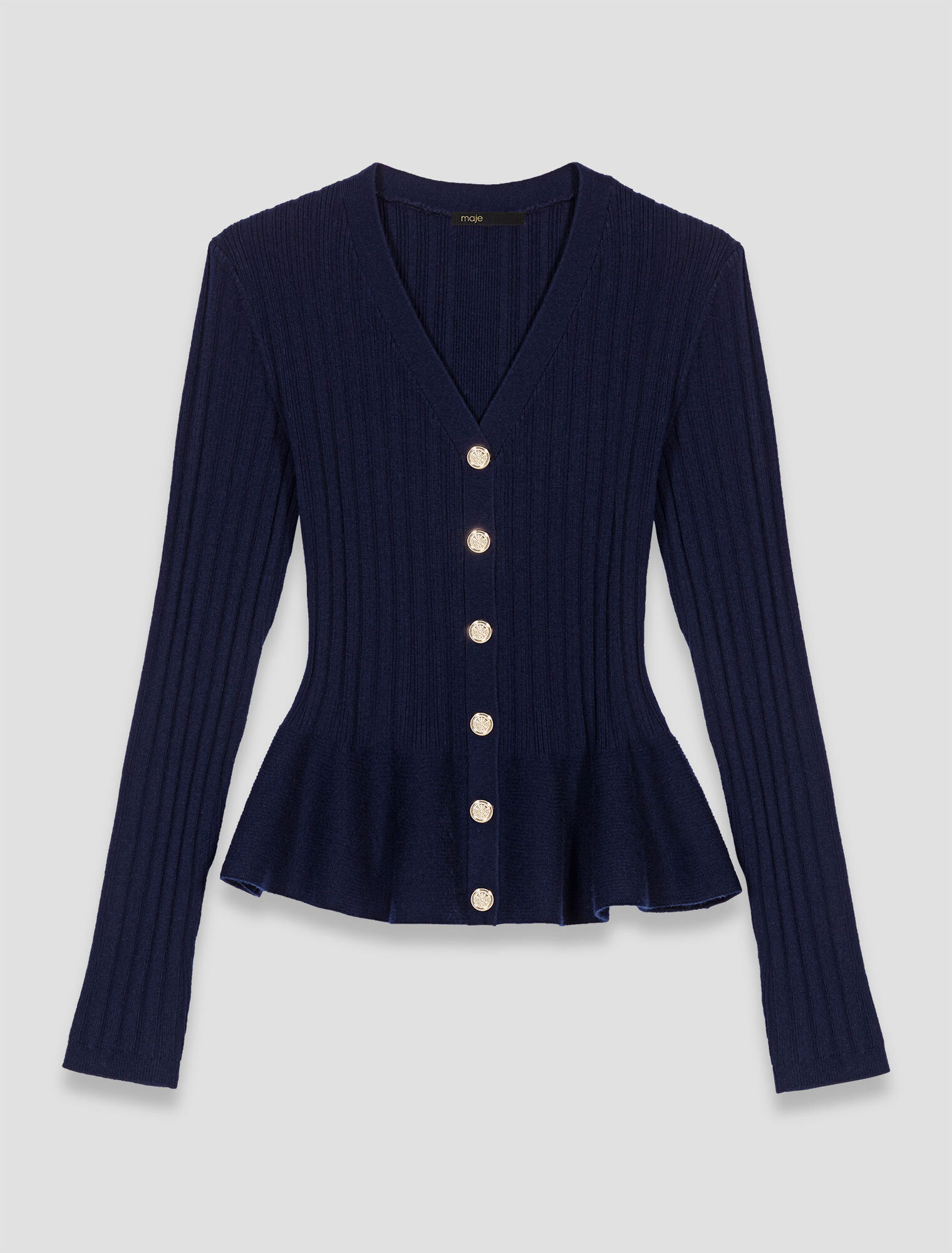 Cardigan mit Schößchen