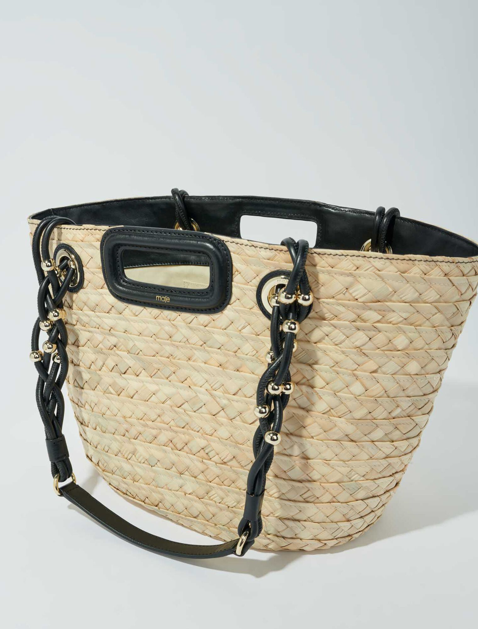 Geflochtener Korb aus Raffia