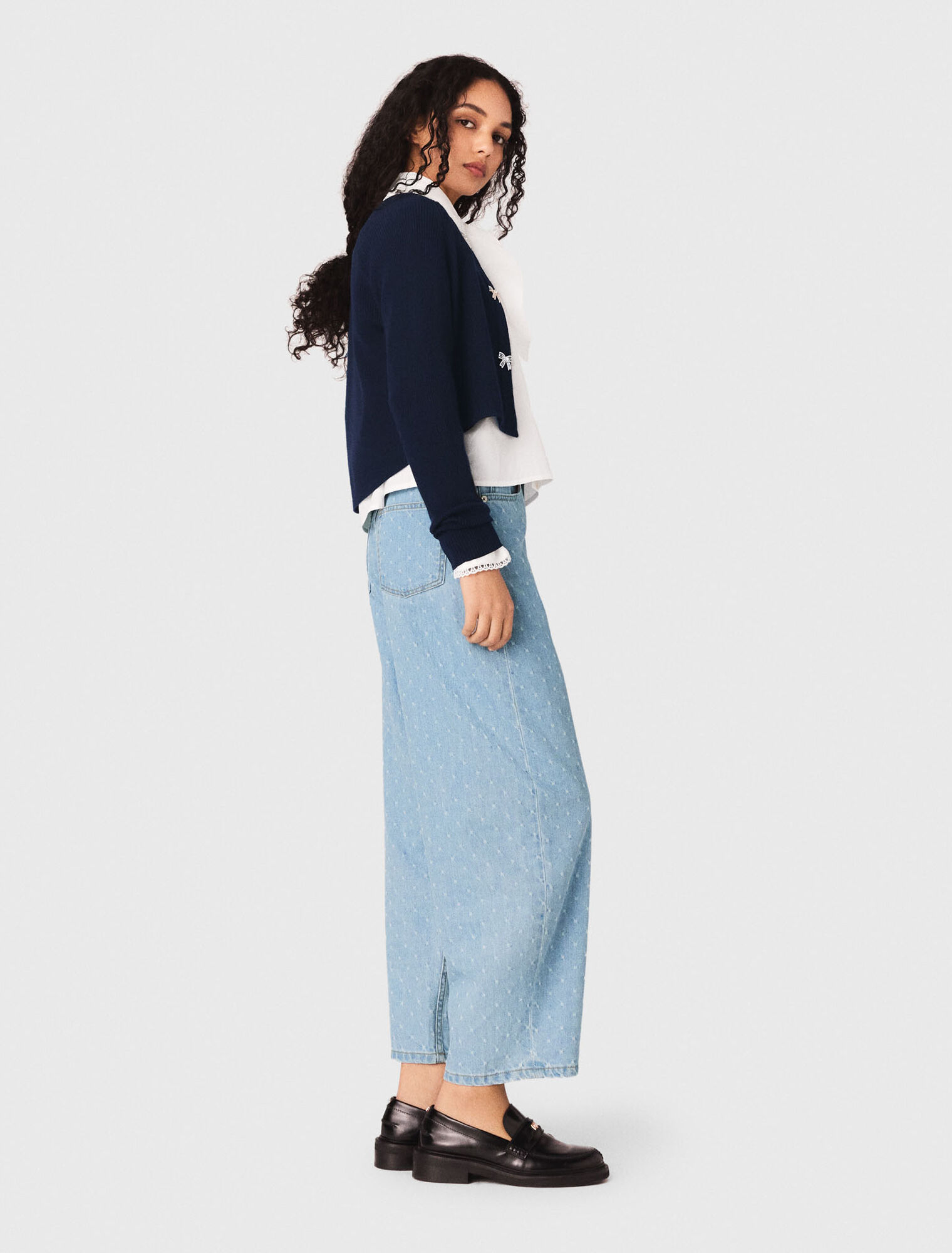 Cardigan mit Schmuckknotenkn&ouml;pfen