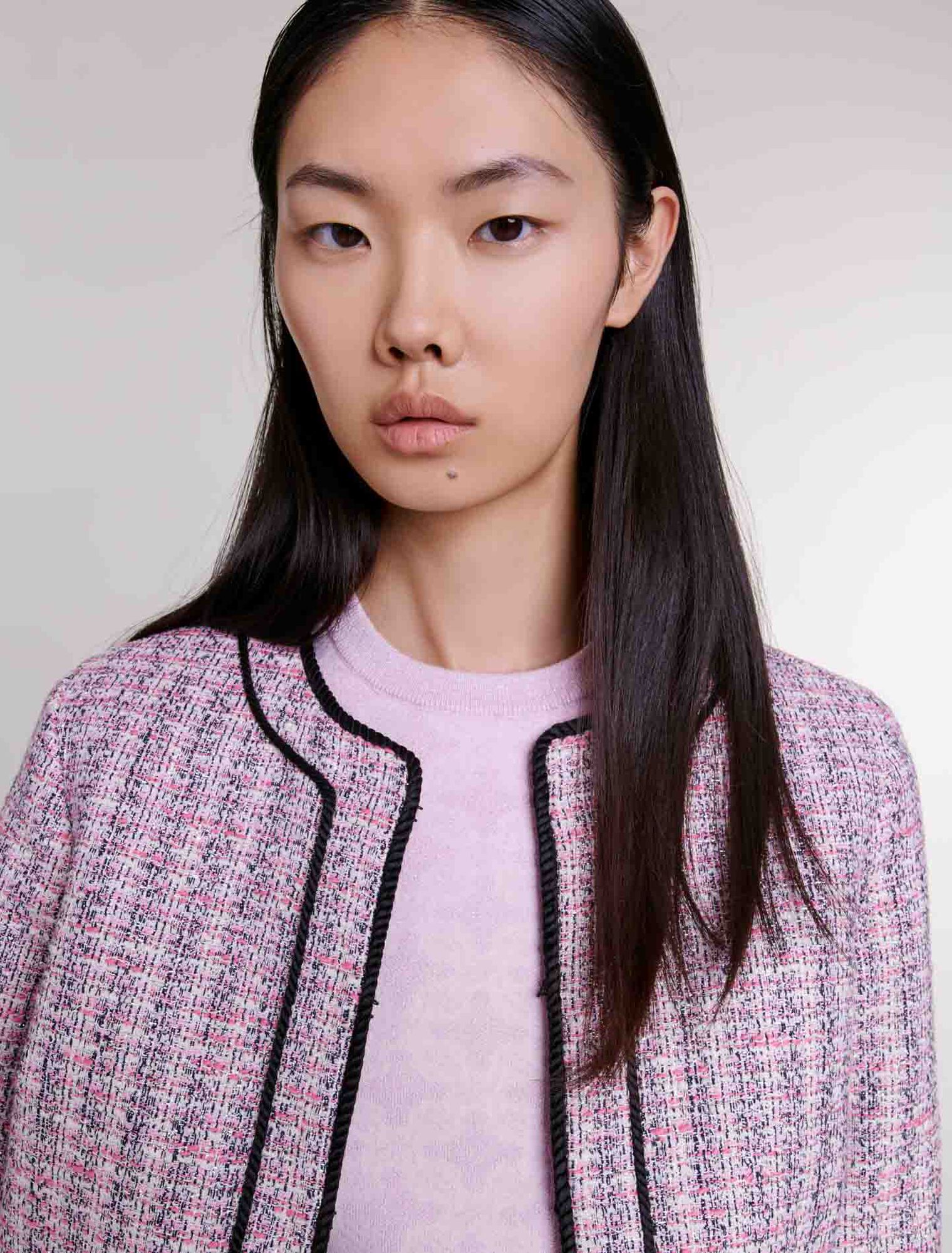 Kurze Tweed-Jacke