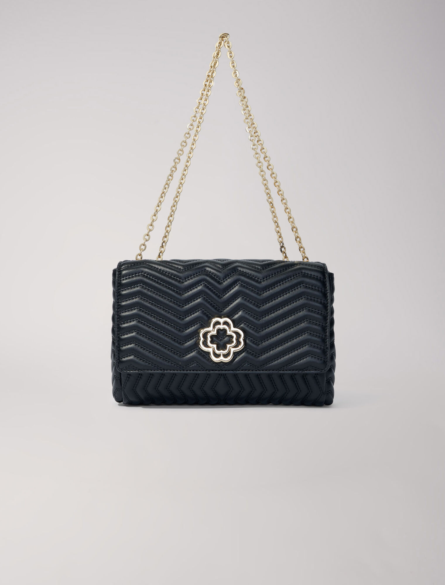 Lederhandtasche mit Kette