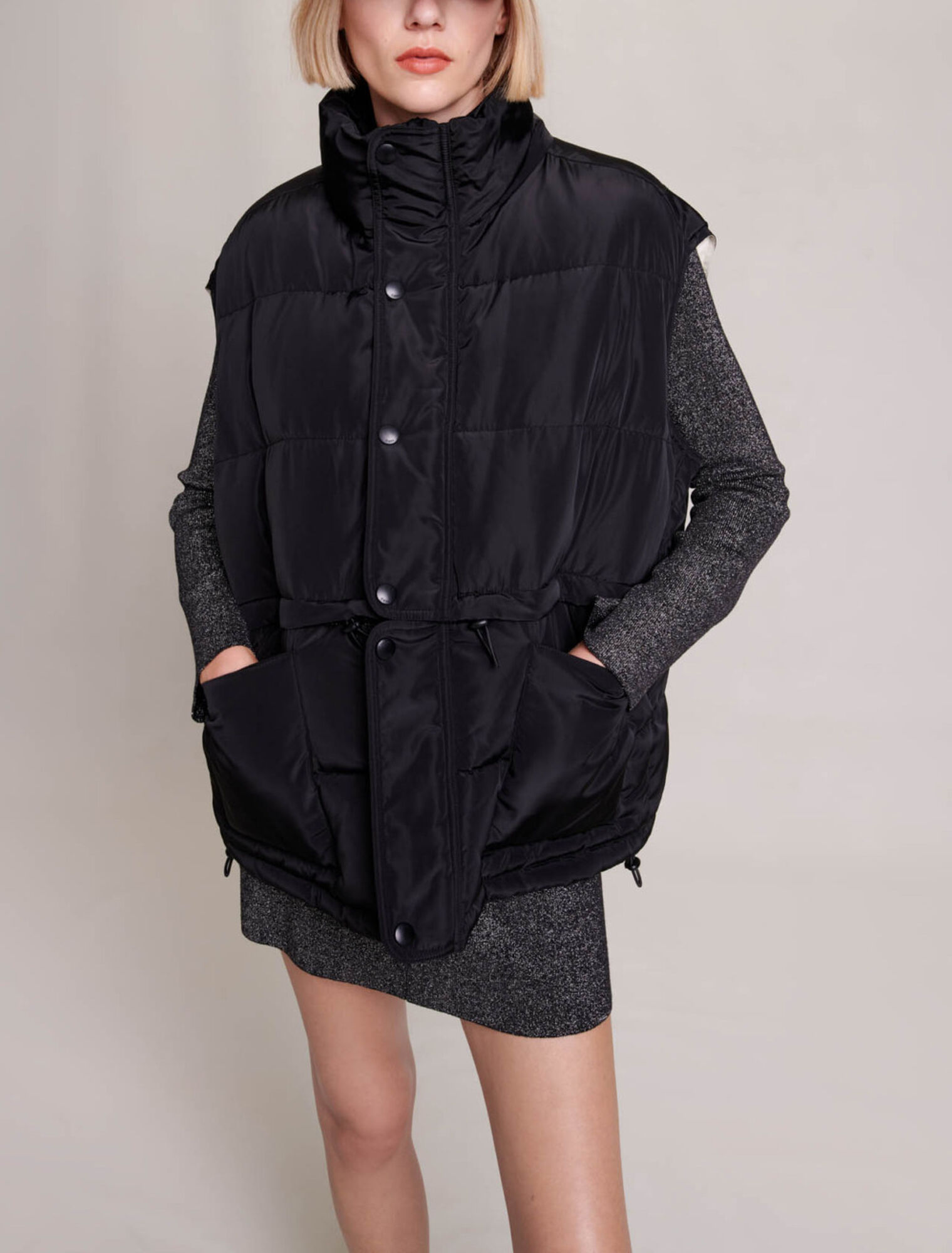 Ärmellose Steppjacke