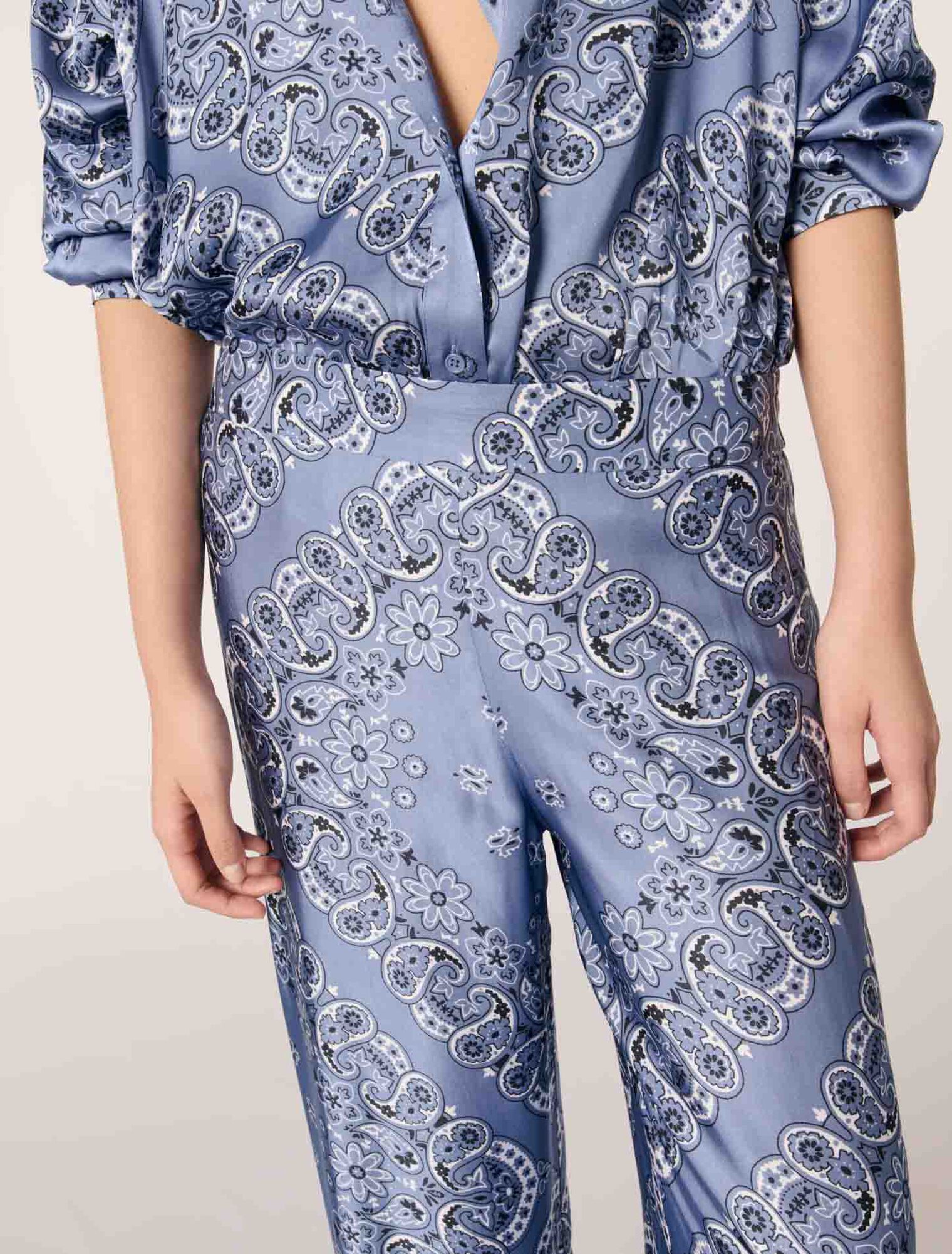 Fließende bedruckte Hose